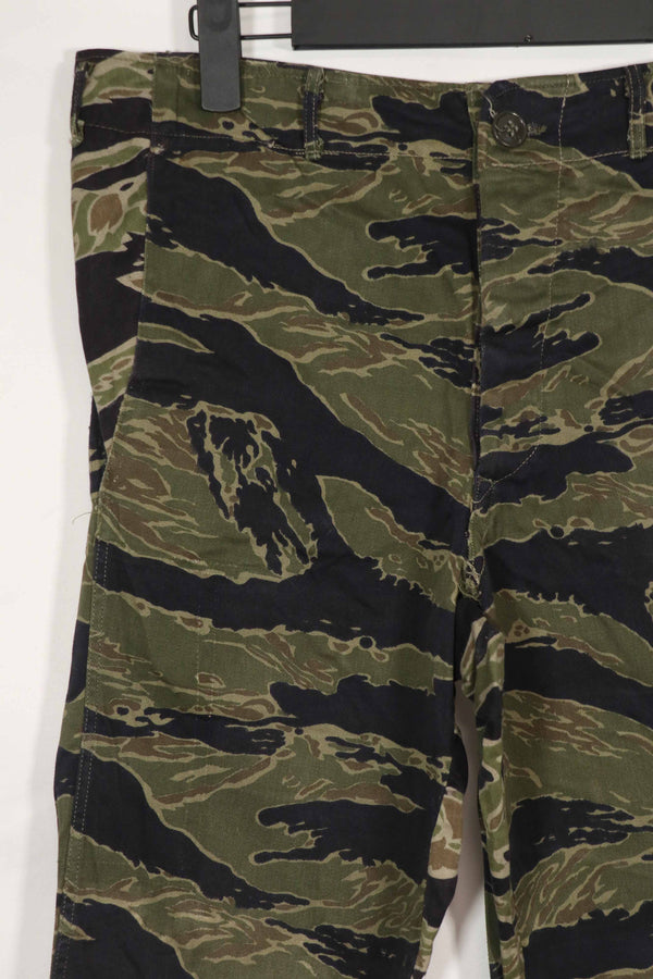 実物　クラシックパターン　タイガーストライプ　パンツ　改造あり