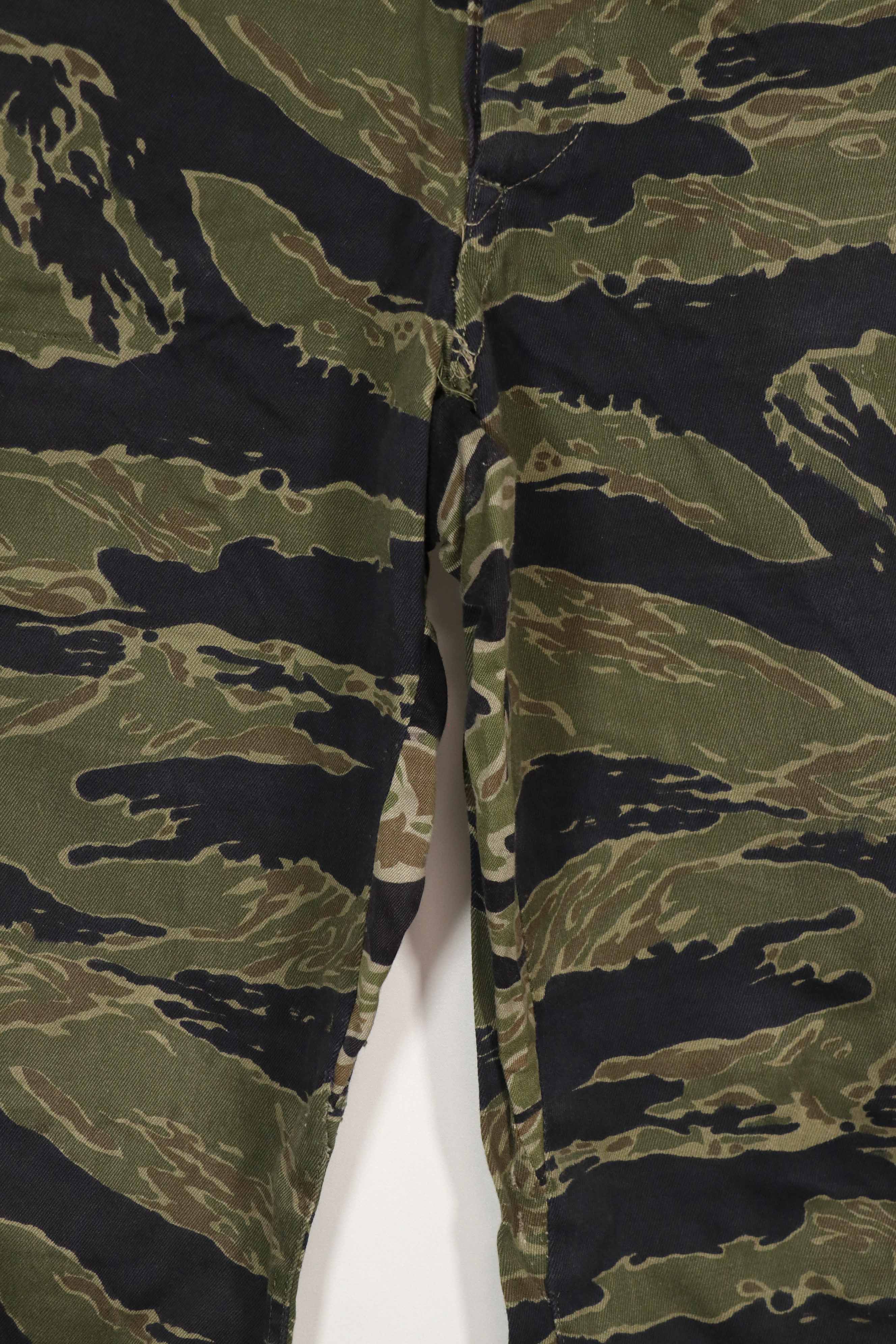 実物　クラシックパターン　タイガーストライプ　パンツ　改造あり