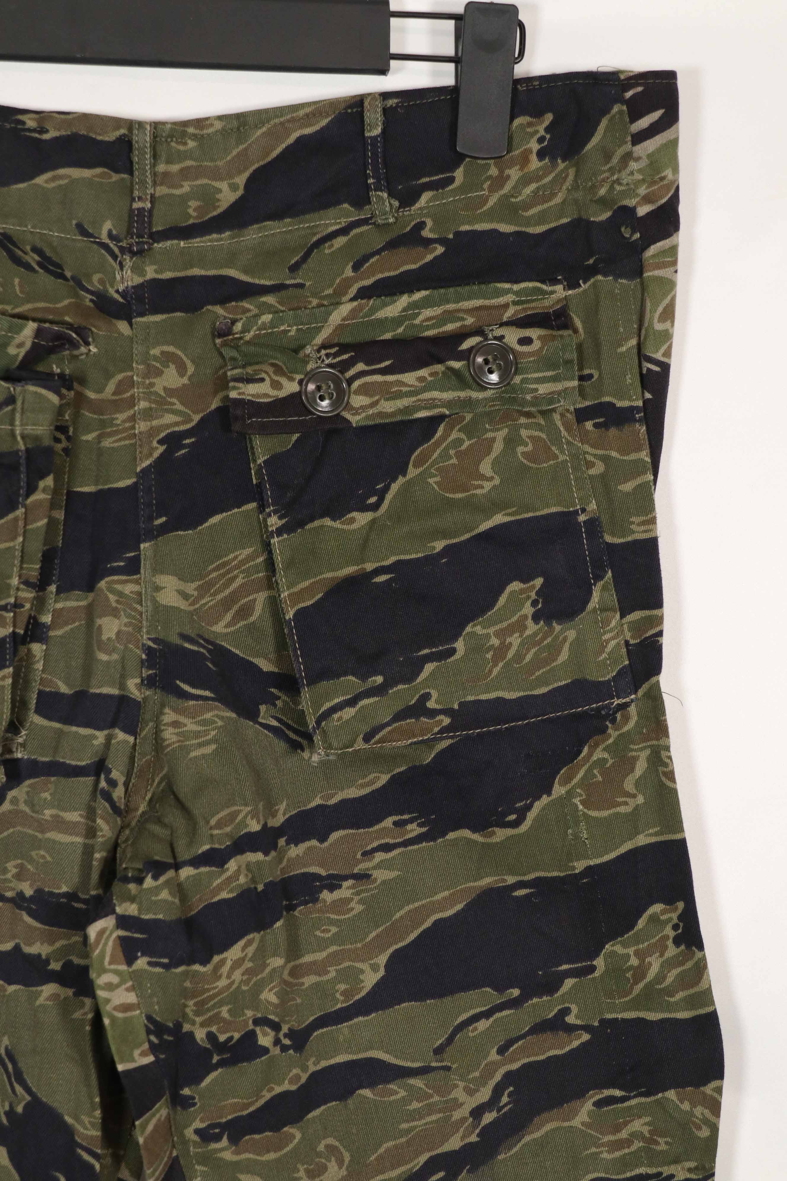 実物　クラシックパターン　タイガーストライプ　パンツ　改造あり