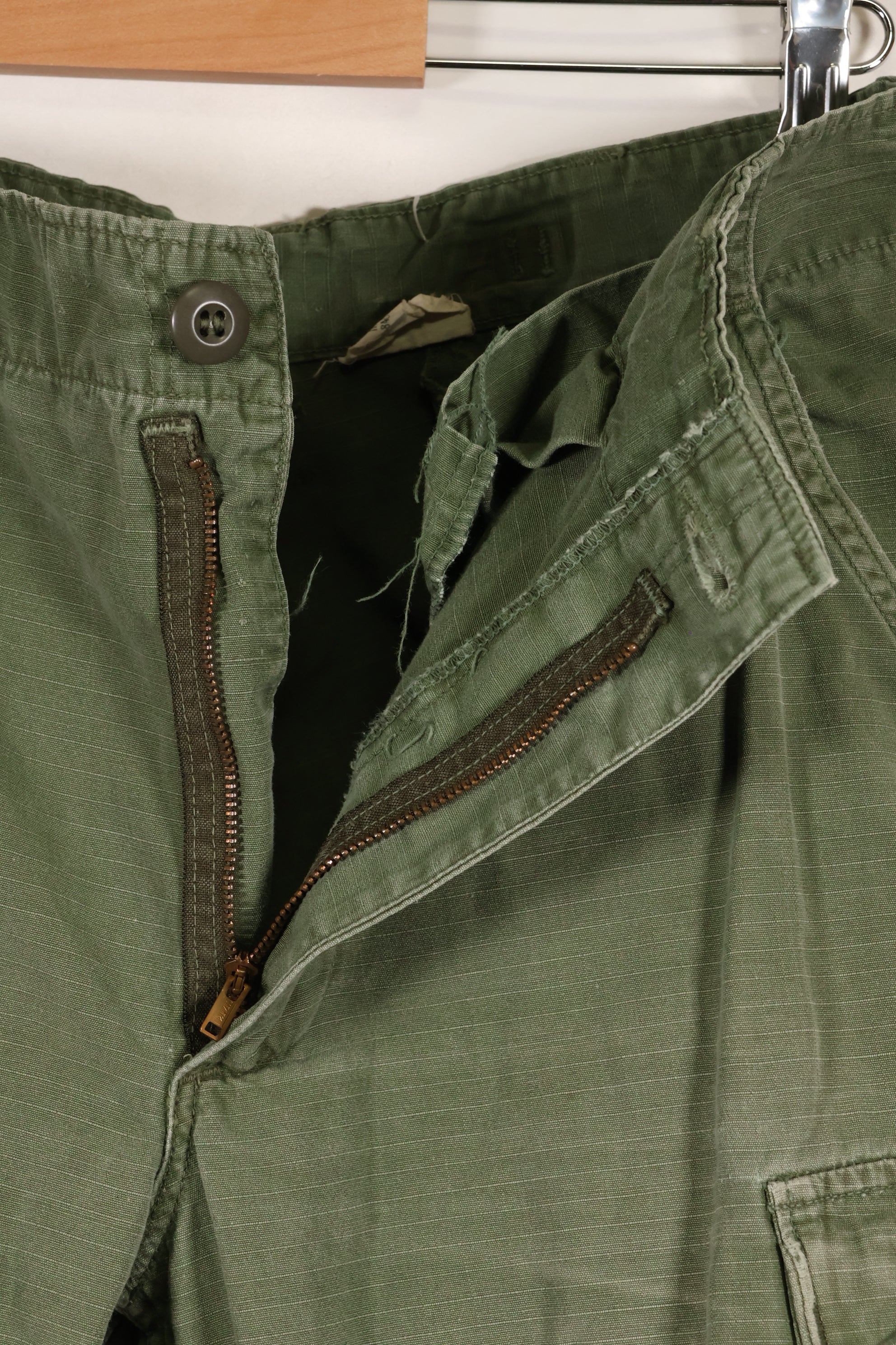 Circa 1969 S-R Size 4th Model Jungle Fatigue Pants, Used, Released by Film Company