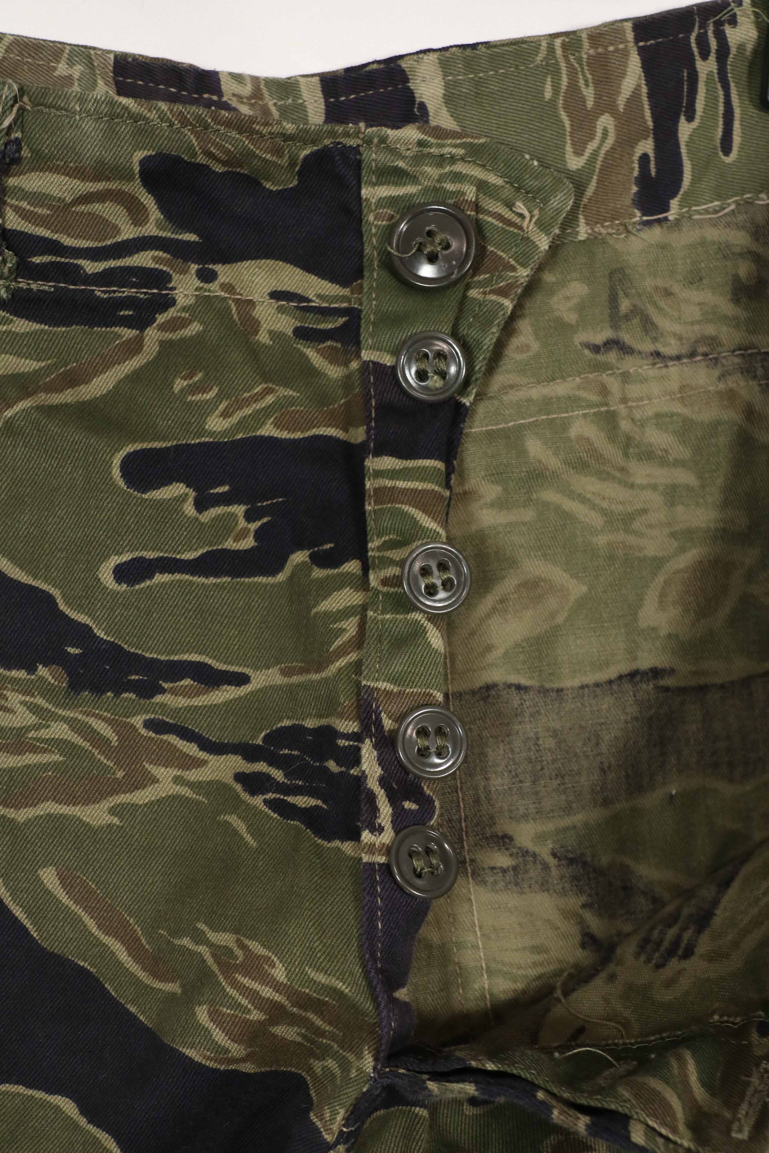 実物　クラシックパターン　タイガーストライプ　パンツ　改造あり