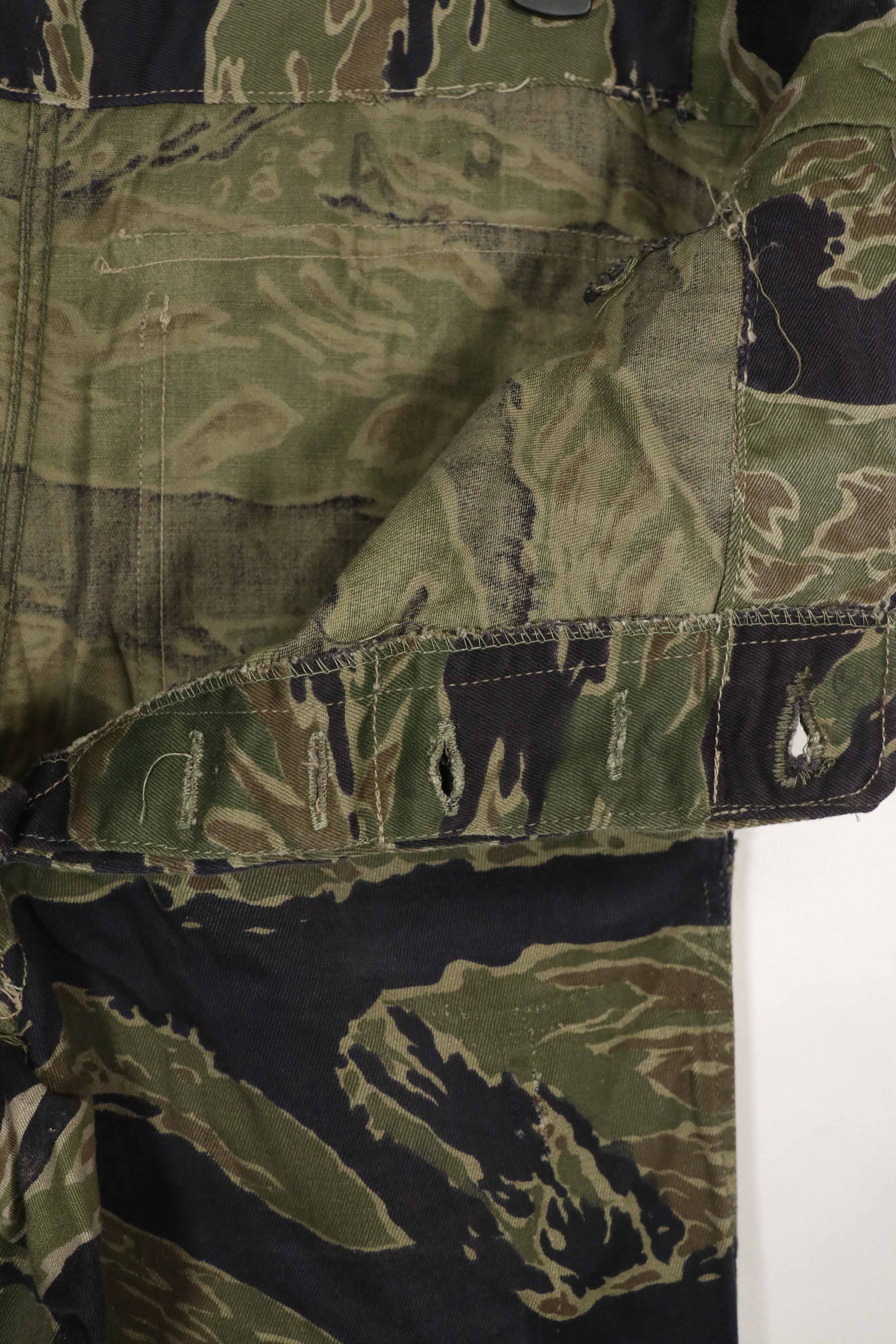 実物　クラシックパターン　タイガーストライプ　パンツ　改造あり