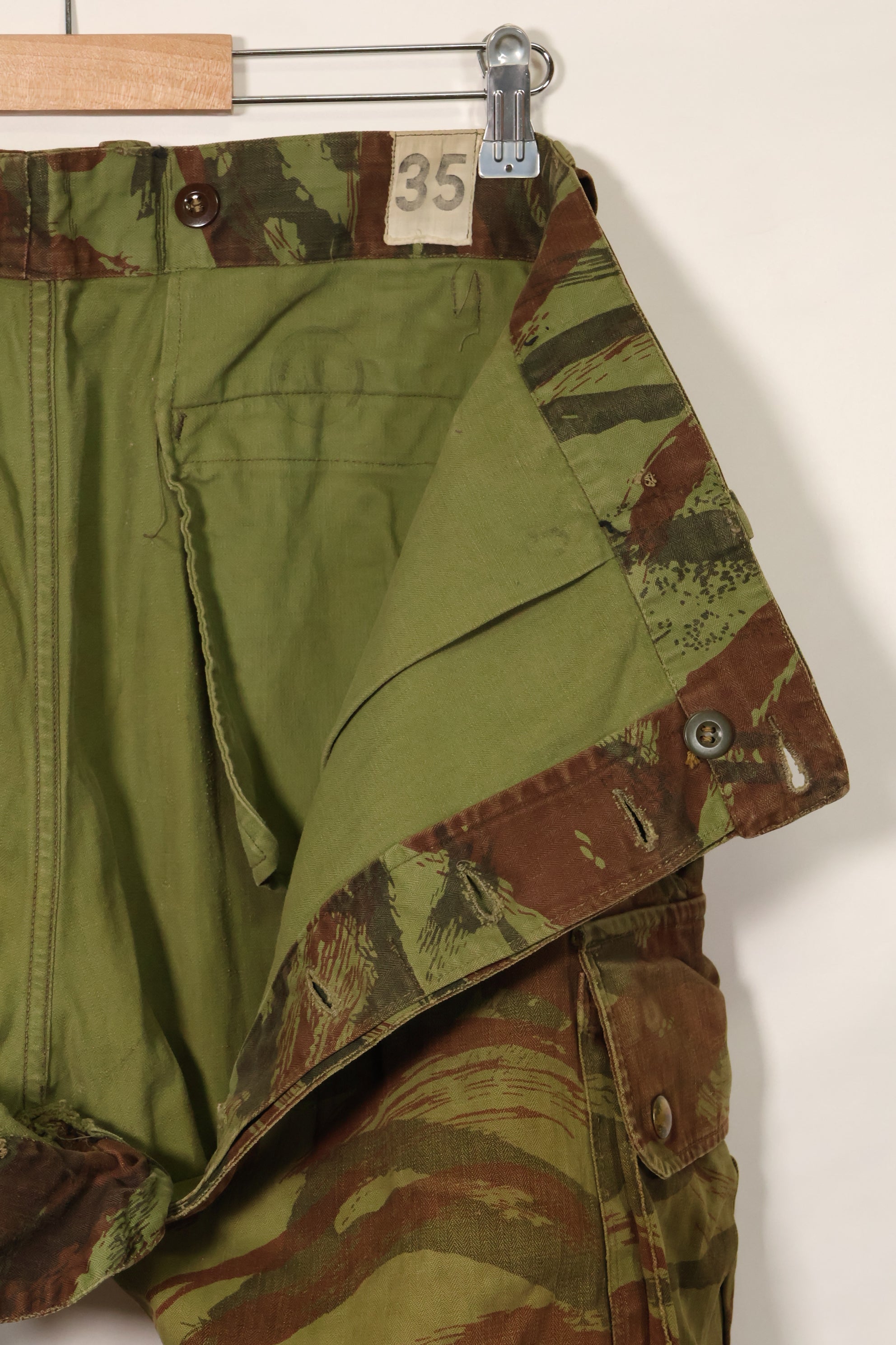 1950年代　フランス軍　リザード迷彩　TAP 47/56　空挺パンツ　中古品