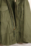 1970s Lot, Estimated M-R, 3rd Model M65 Field Jacket, Shows Heavy Wear, Used