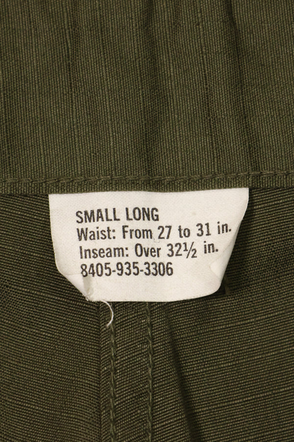 1969年製 デッドストック　4th Model ジャングルファティーグ パンツ　S-L 未使用品
