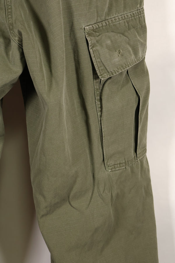 1969年頃　S-Rサイズ　4th Model ジャングルファティーグ　パンツ　中古品　映画会社放出  B