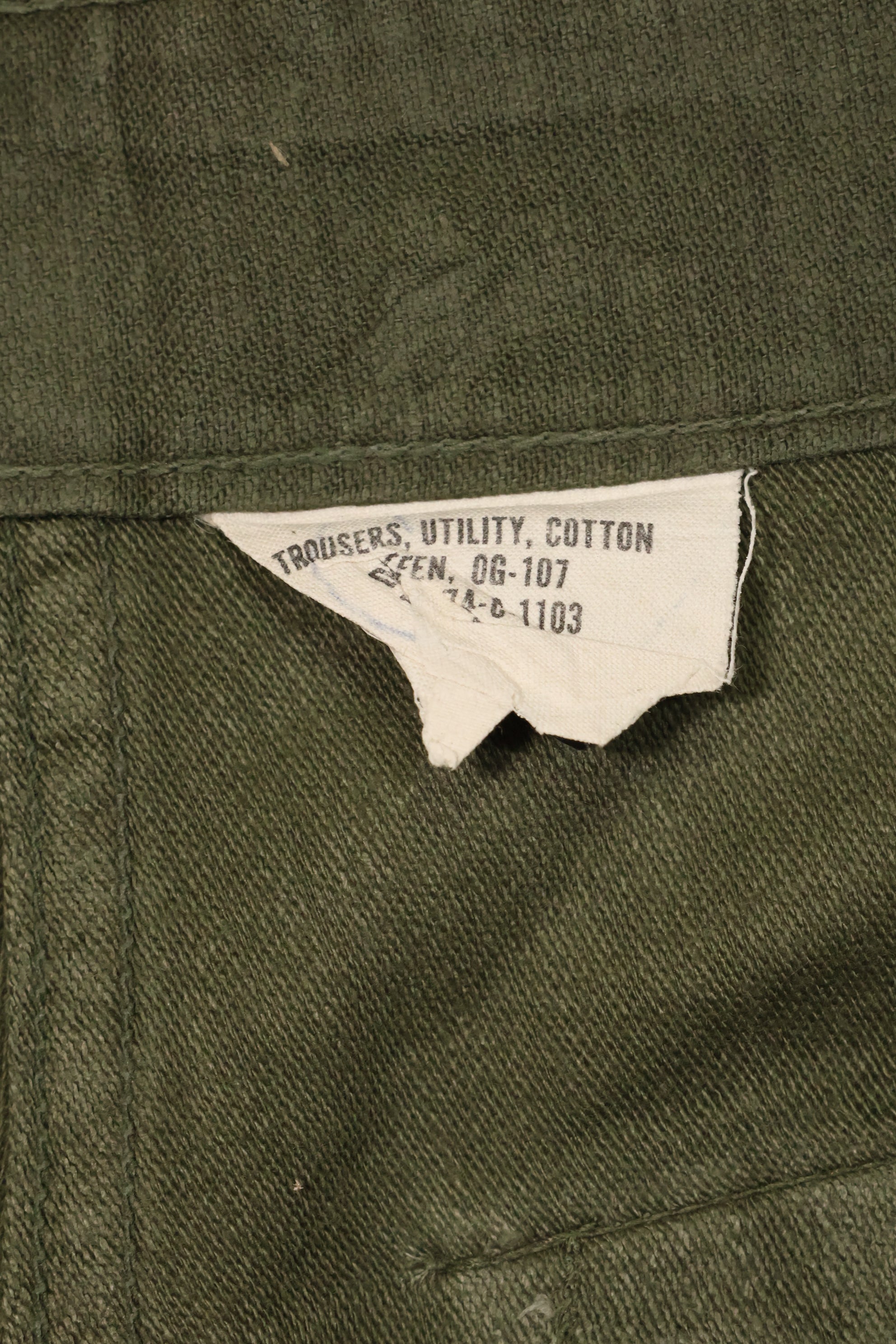 1974年契約　OG-107 ユーティリティパンツ　ベイカーパンツ 32x33　中古品