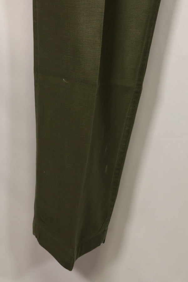 1960年代ロット　OG-107 ベイカーパンツ　カーゴポケット改造　元特殊部隊隊員　中古品　F