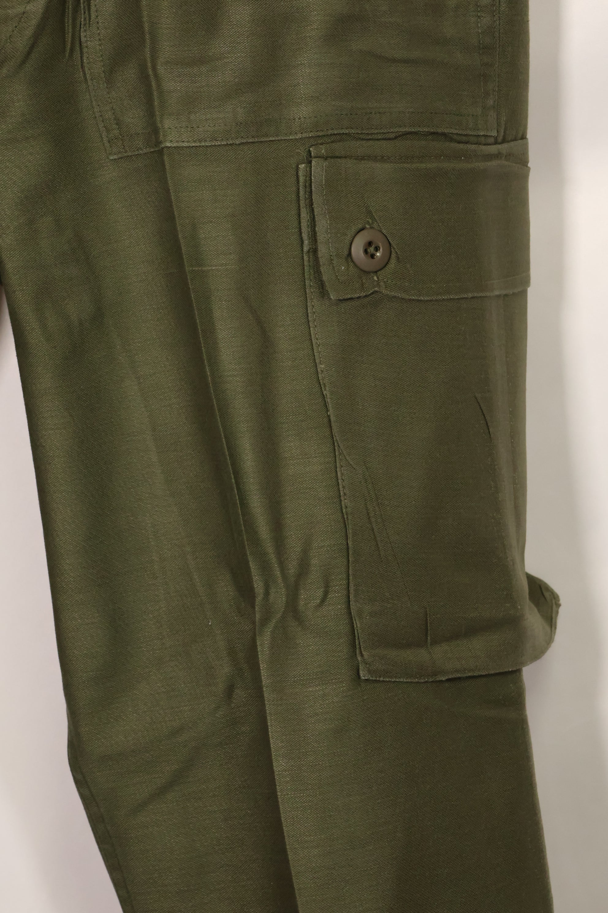 1960年代ロット　OG-107 ベイカーパンツ　カーゴポケット改造　元特殊部隊隊員　中古品　F
