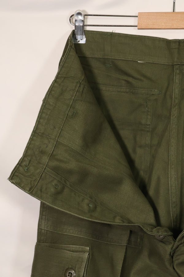 1960年代ロット　OG-107 ベイカーパンツ　カーゴポケット改造　元特殊部隊隊員　中古品　F