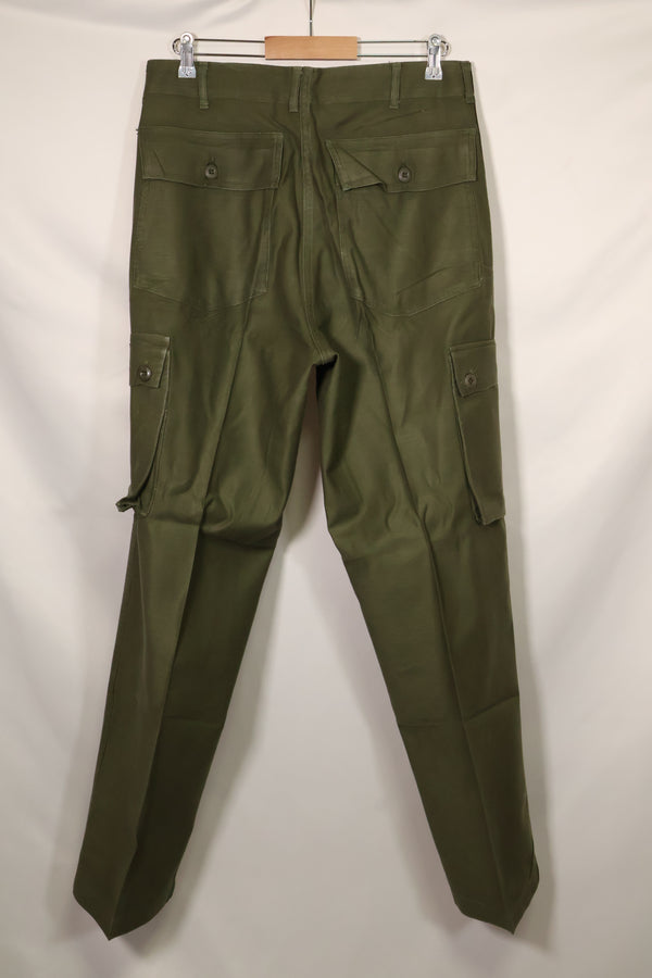 1960年代ロット　OG-107 ベイカーパンツ　カーゴポケット改造　元特殊部隊隊員　中古品　F
