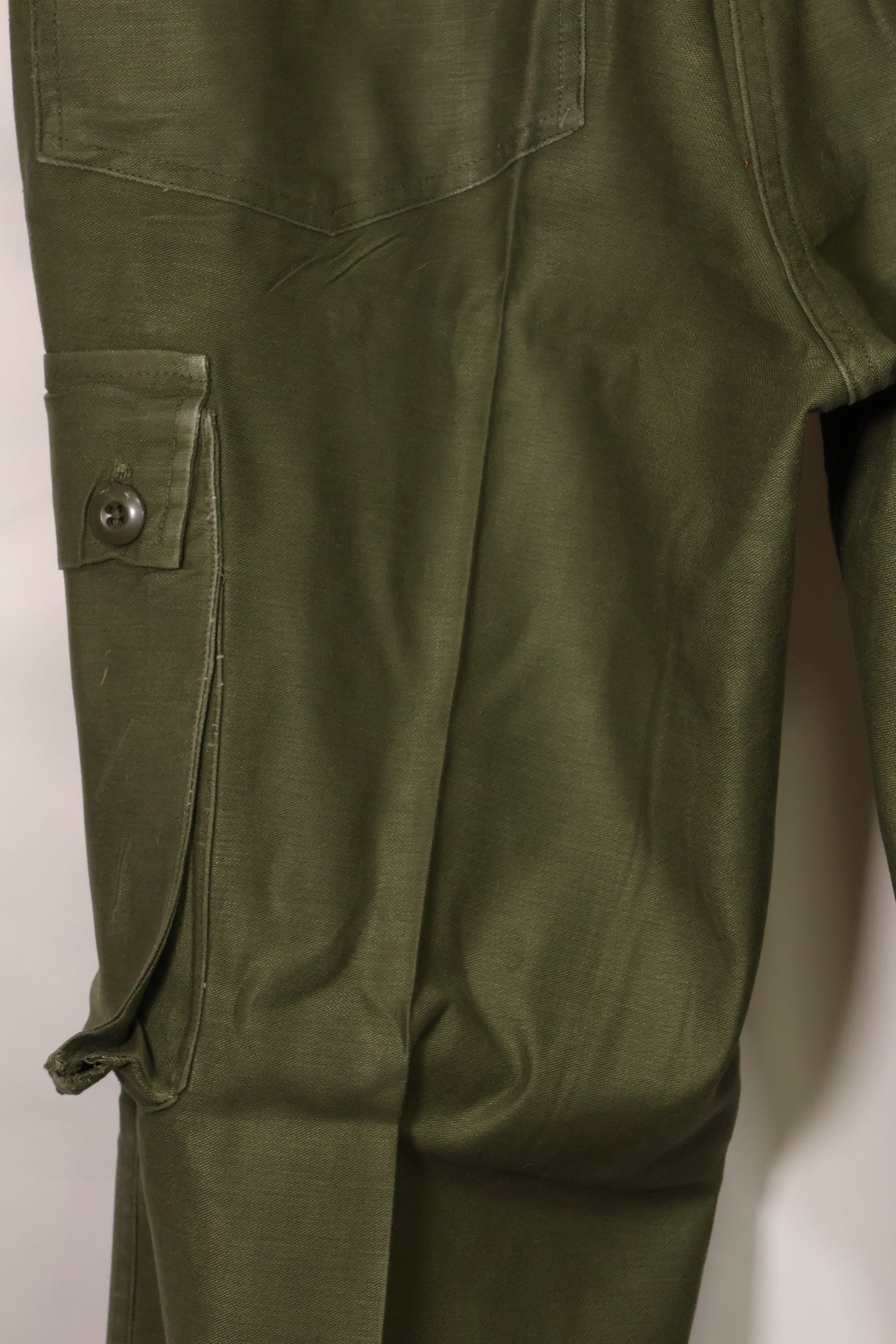 1960年代ロット　OG-107 ベイカーパンツ　カーゴポケット改造　元特殊部隊隊員　中古品　F