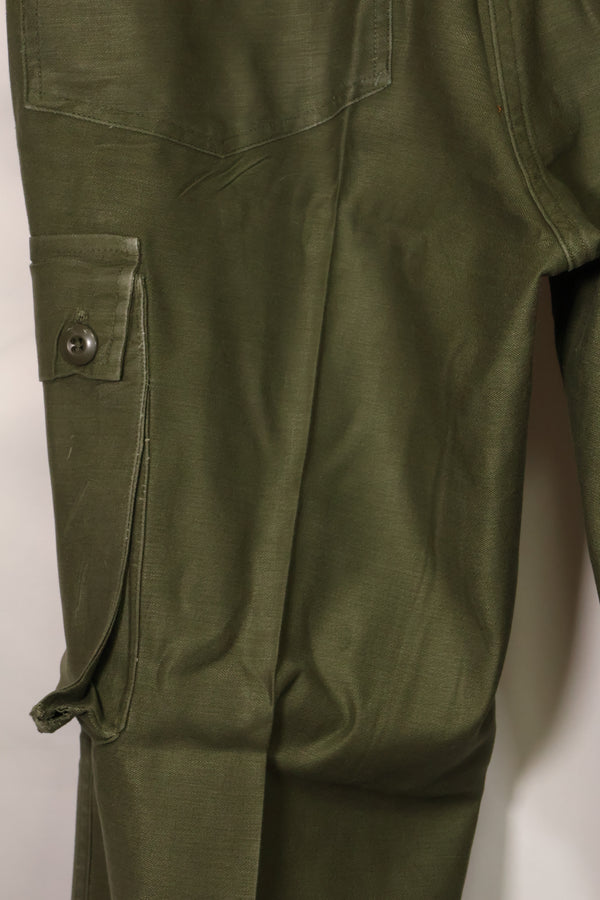 1960年代ロット　OG-107 ベイカーパンツ　カーゴポケット改造　元特殊部隊隊員　中古品　F