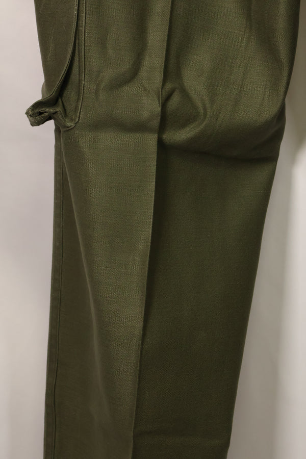 1960年代ロット　OG-107 ベイカーパンツ　カーゴポケット改造　元特殊部隊隊員　中古品　F