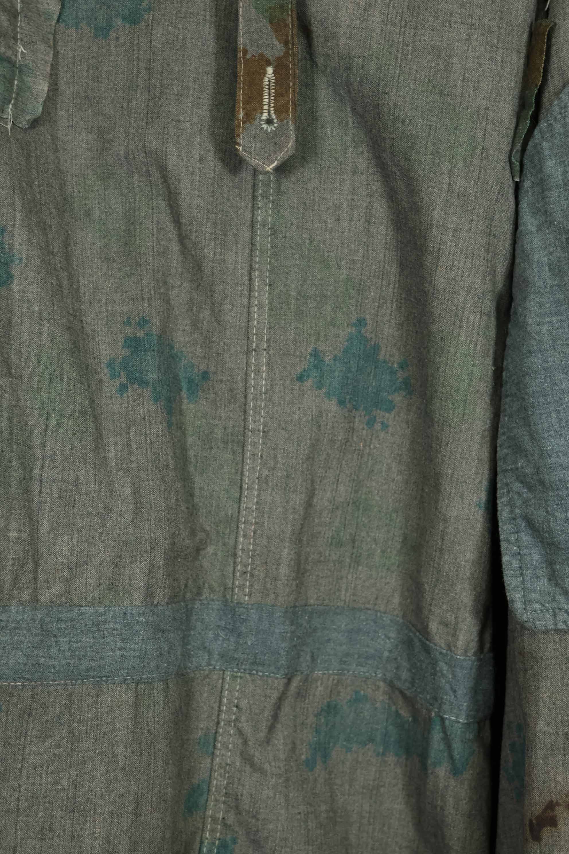 1962年东德人民军M58 Flächentarn狙击手罩衫，采用Blumenthan迷彩，几乎全新