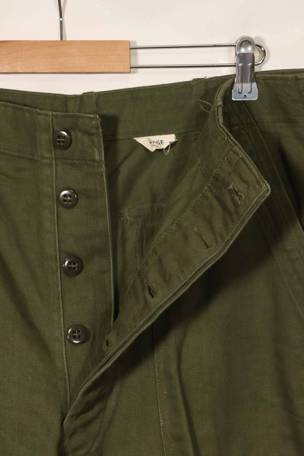 1960年代初期ロット　OG-107 ユーティリティパンツ　ベイカーパンツ LARGE　中古品