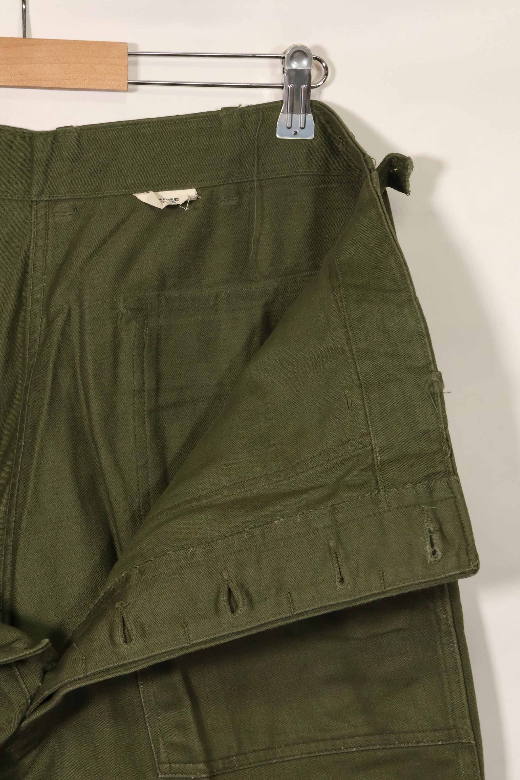 1960年代初期ロット　OG-107 ユーティリティパンツ　ベイカーパンツ LARGE　中古品