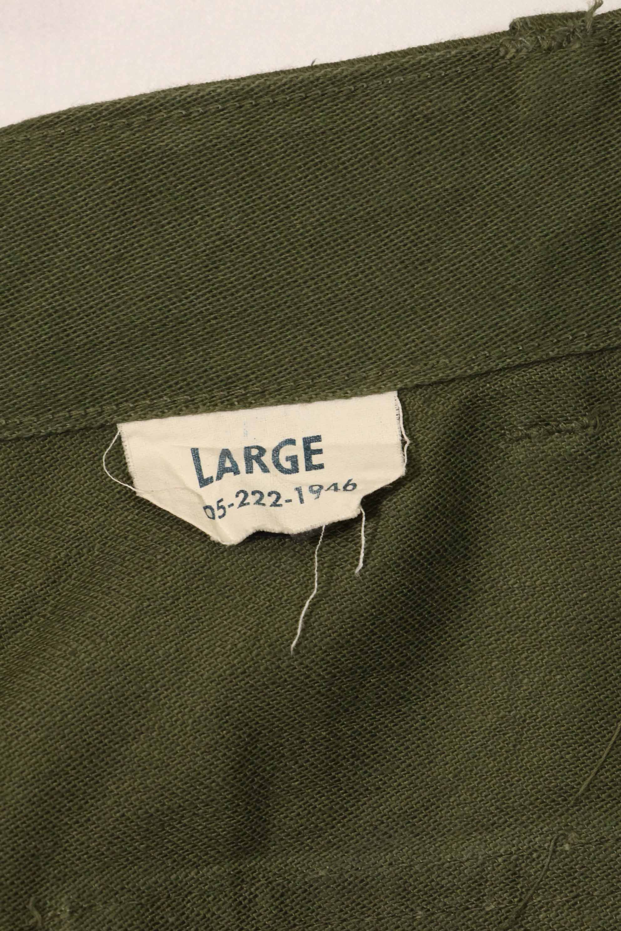 1960年代初期ロット　OG-107 ユーティリティパンツ　ベイカーパンツ LARGE　中古品