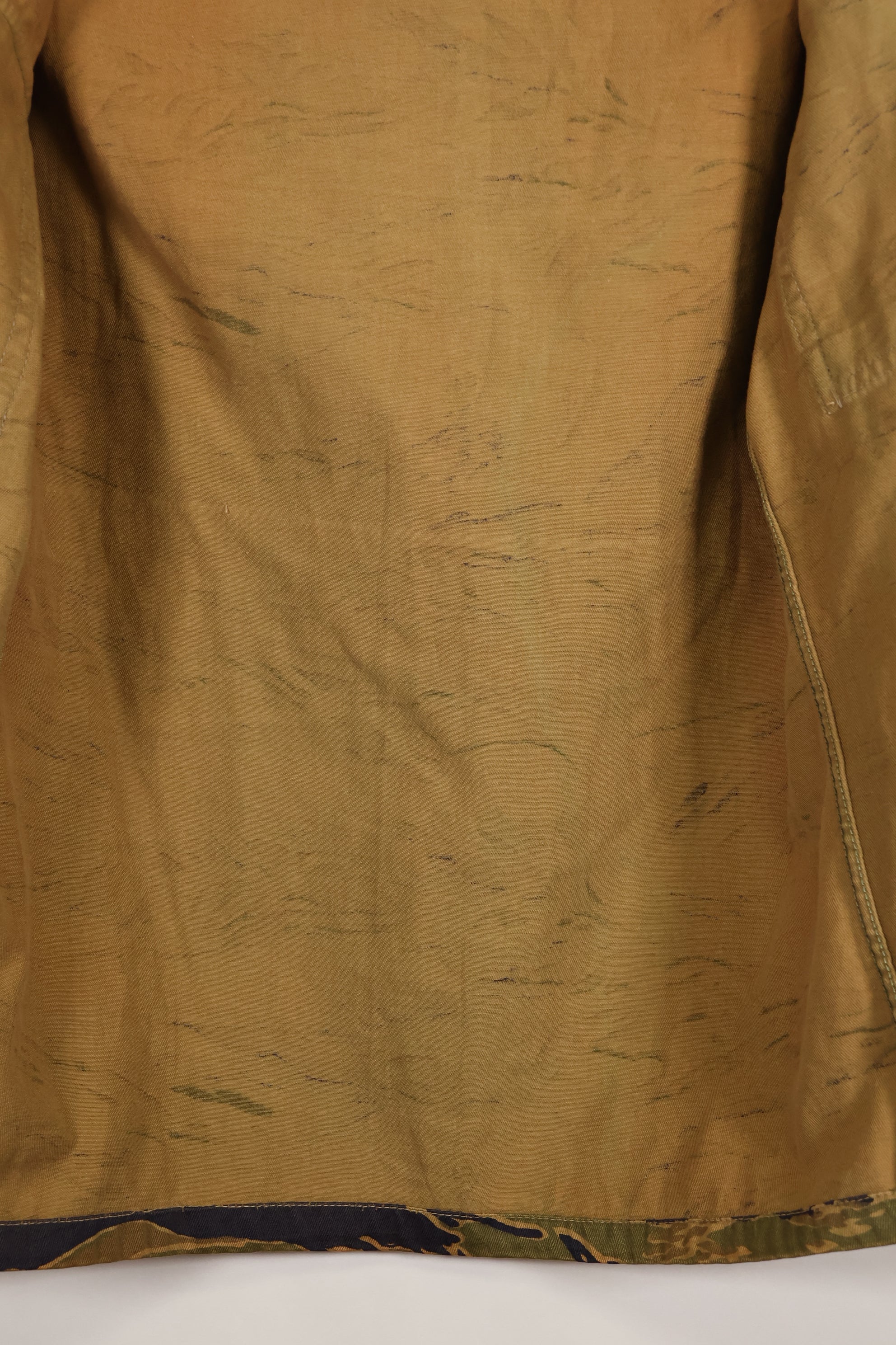 実物　A-M　タイガーストライプ　シャツ　ゴールドタイガー派生パターン　状態良い