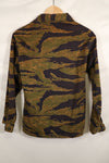 実物　A-M　タイガーストライプ　シャツ　ゴールドタイガー派生パターン　状態良い