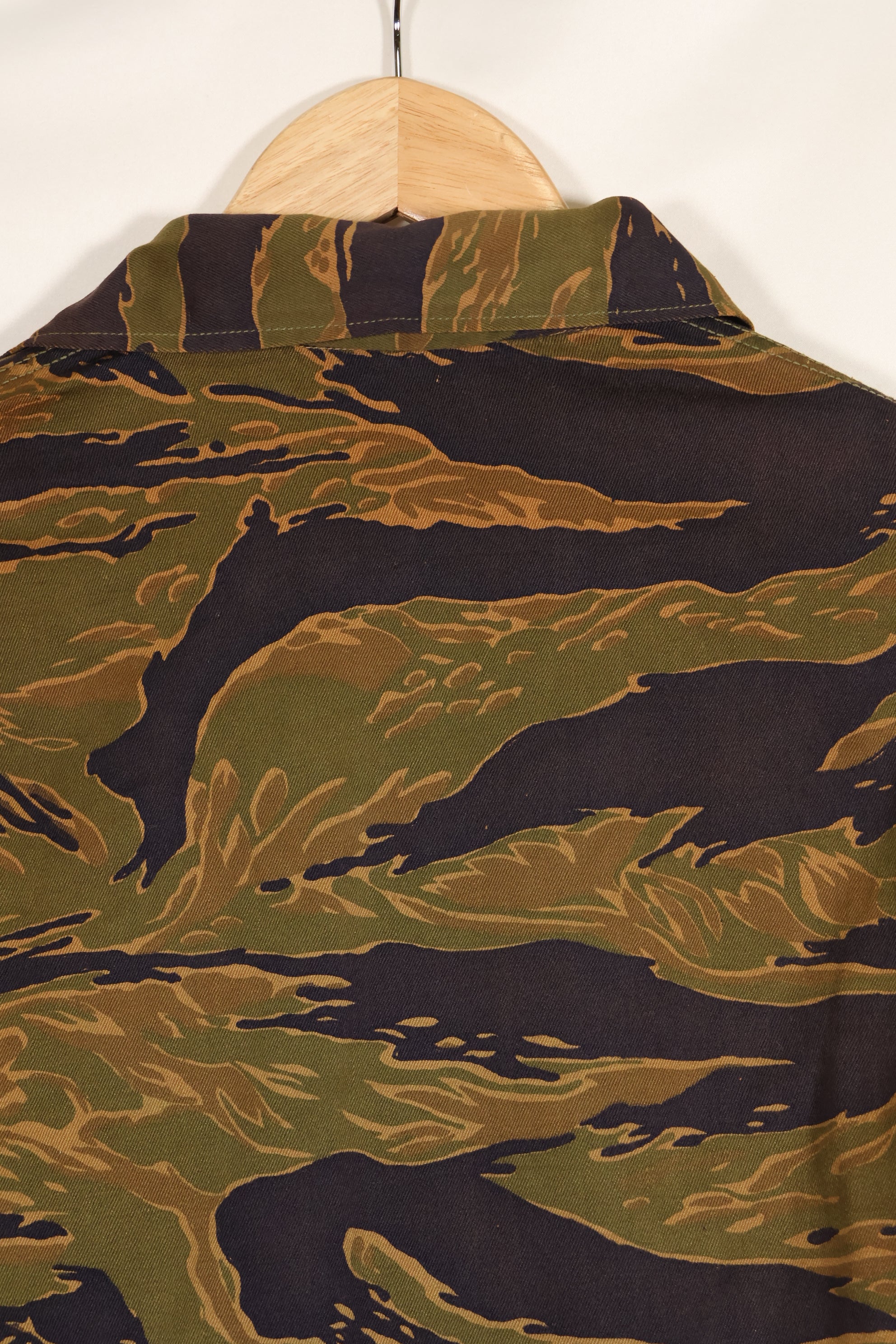 実物　A-M　タイガーストライプ　シャツ　ゴールドタイガー派生パターン　状態良い