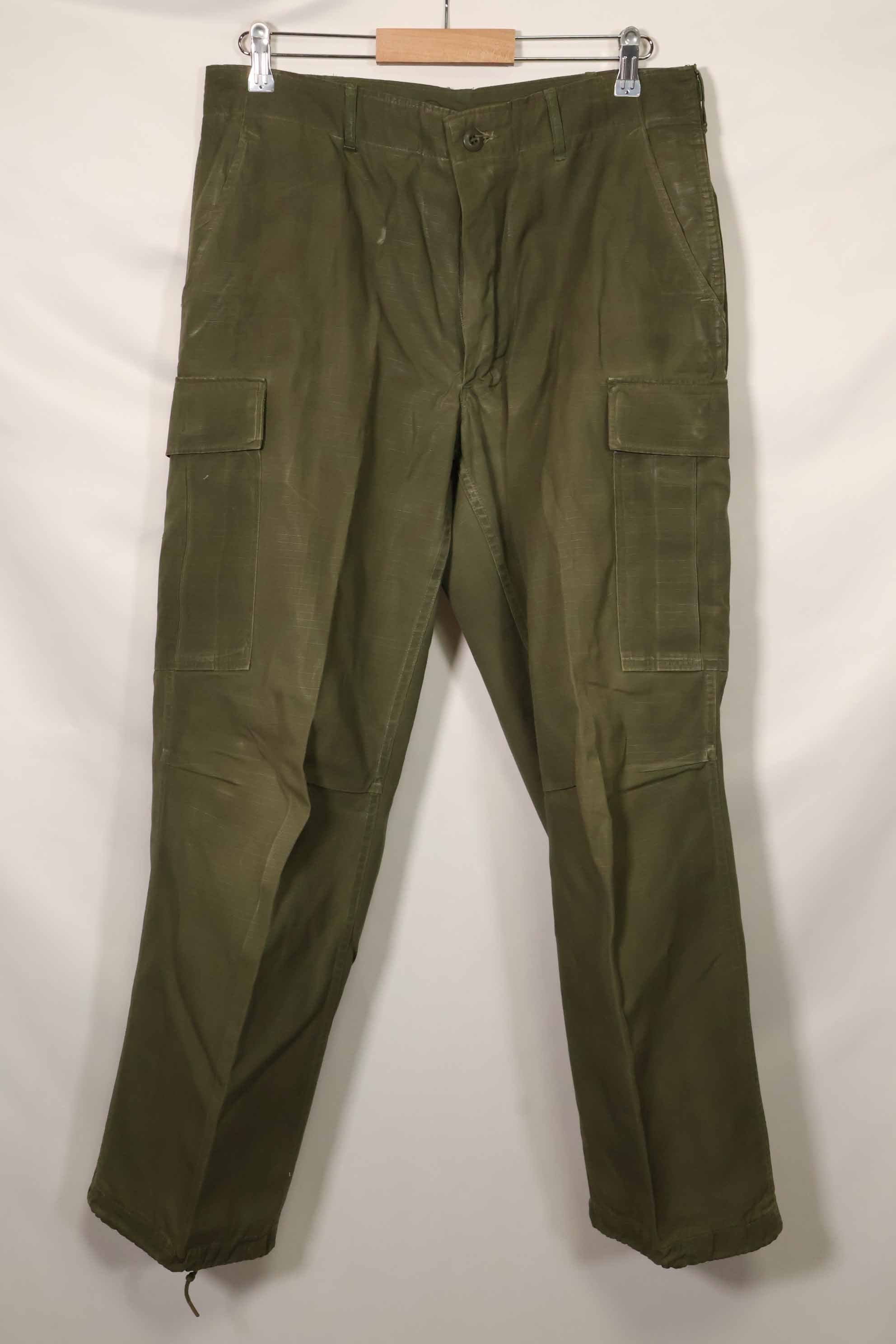 1969年契約　4th Model リップストップ　ジャングルファティーグ　パンツ　M-R　中古品