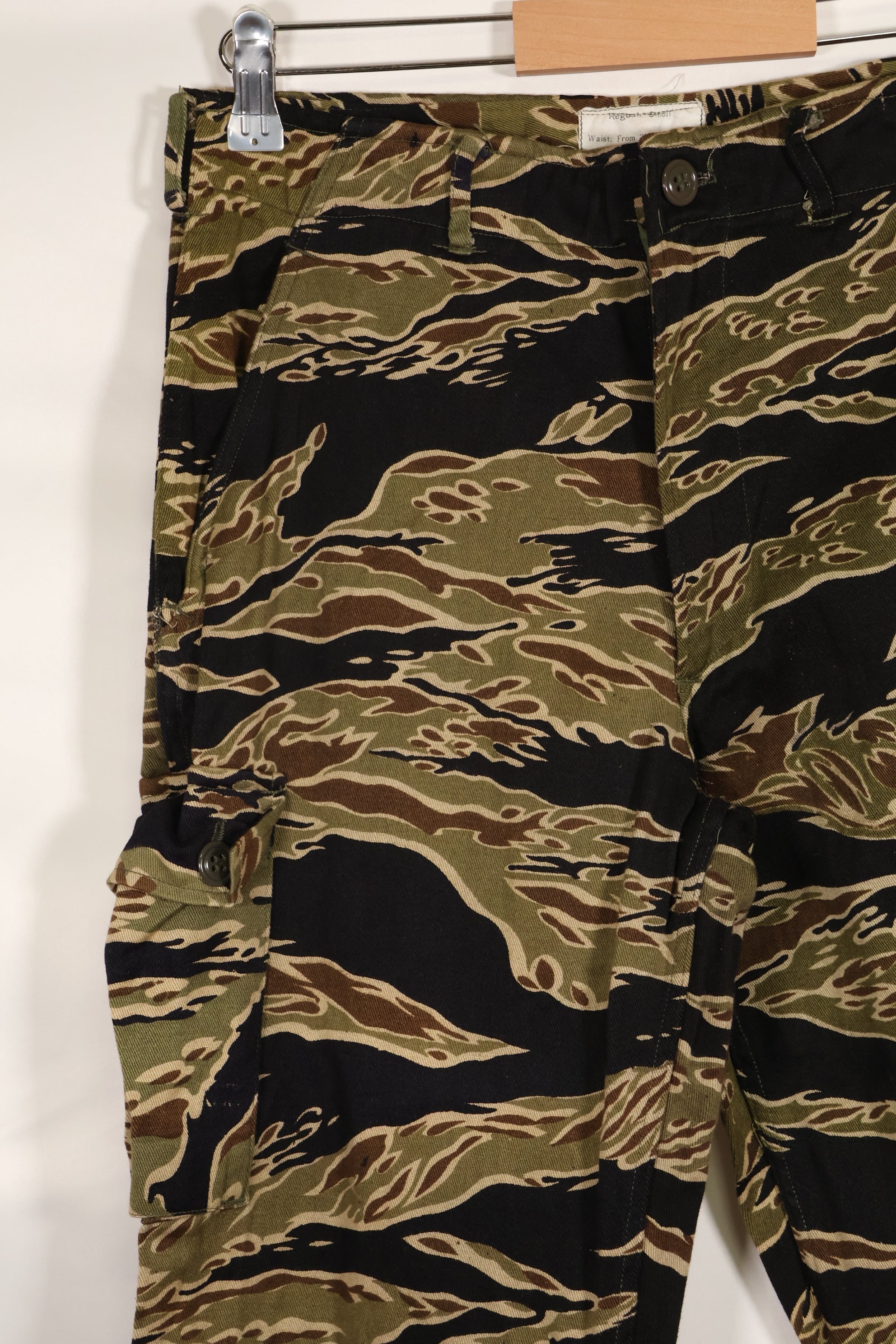 1960年代中頃　初期　ゴールドタイガーストライプ　パンツ　S-Rサイズ　USカット　状態良い