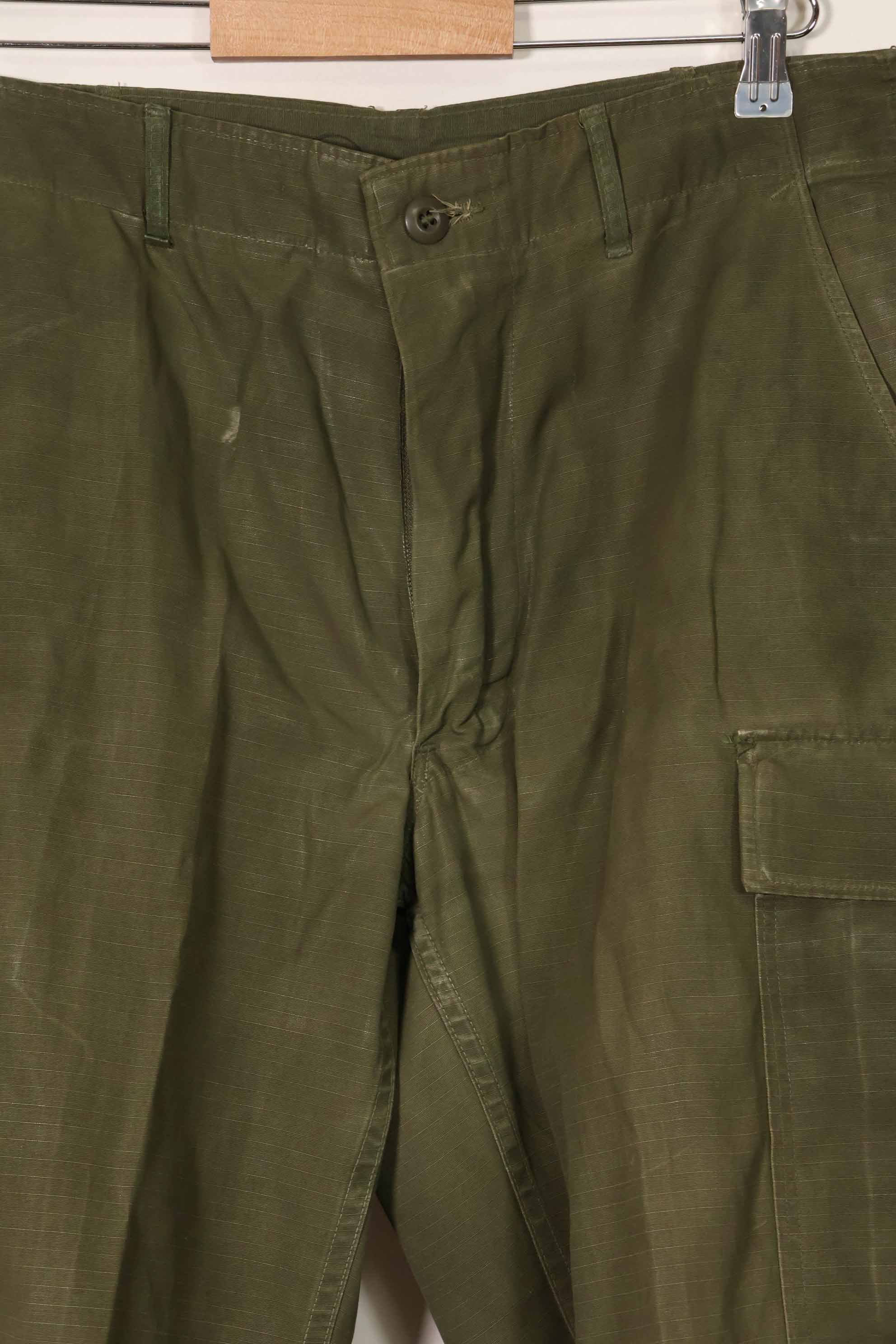 1969年契約　4th Model リップストップ　ジャングルファティーグ　パンツ　M-R　中古品