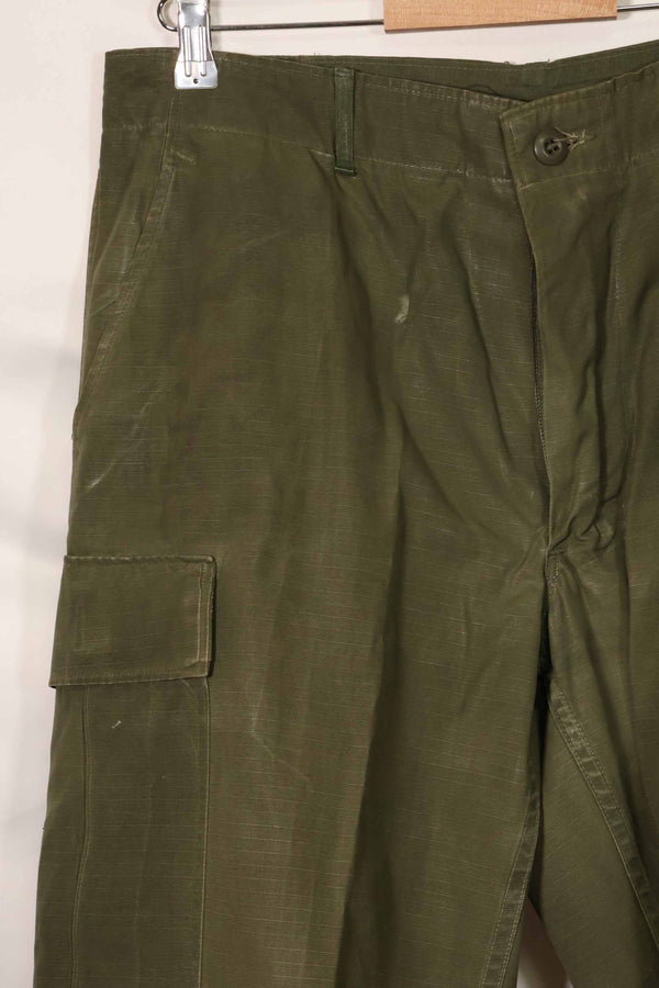 1969年契約　4th Model リップストップ　ジャングルファティーグ　パンツ　M-R　中古品