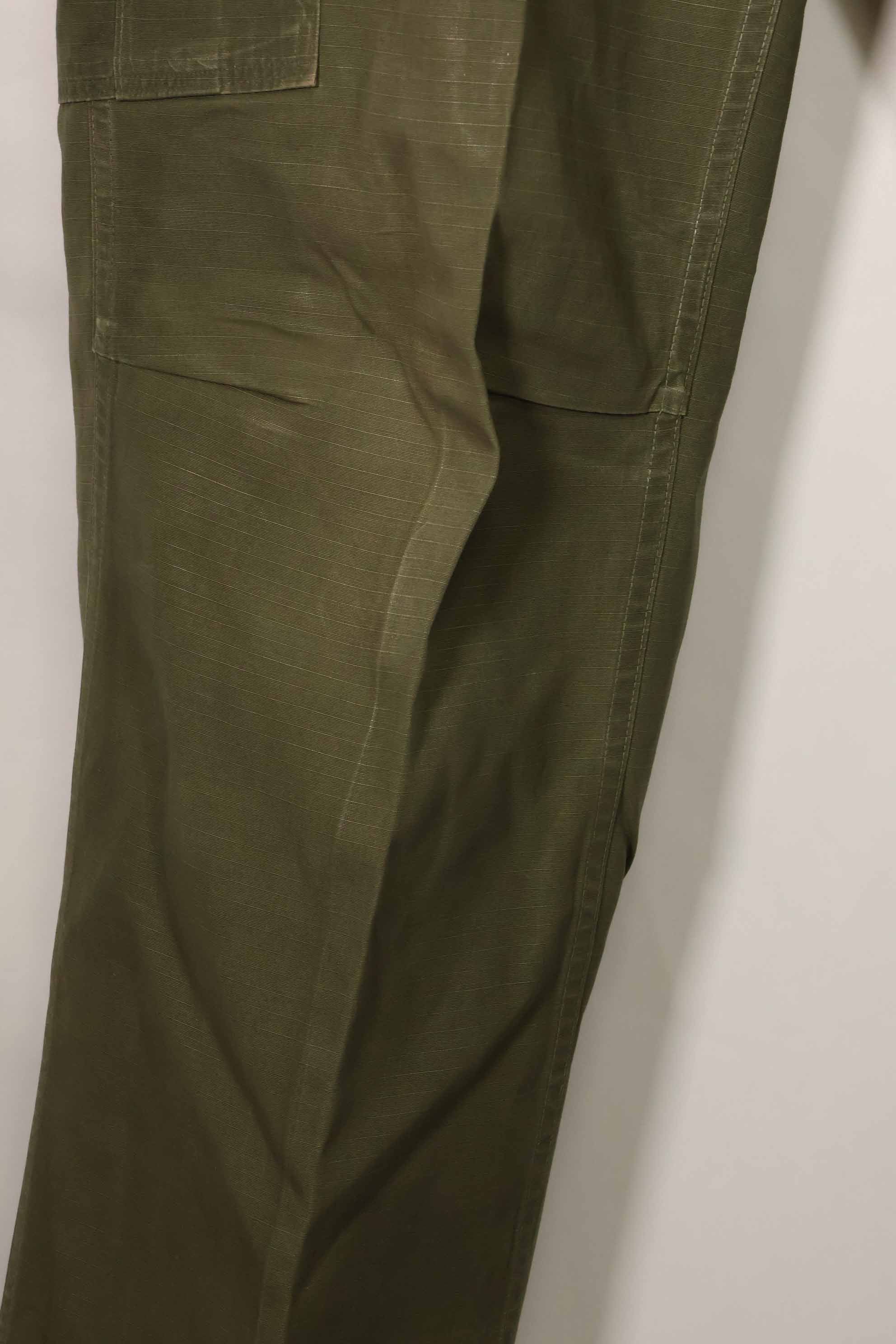 1969年契約　4th Model リップストップ　ジャングルファティーグ　パンツ　M-R　中古品