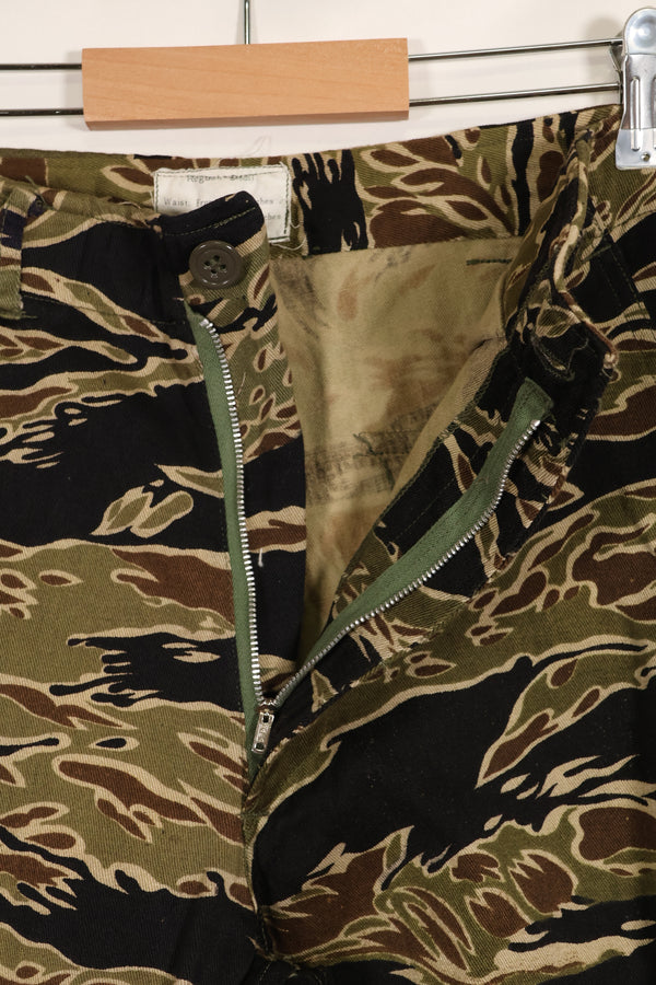 1960年代中頃　初期　ゴールドタイガーストライプ　パンツ　S-Rサイズ　USカット　状態良い