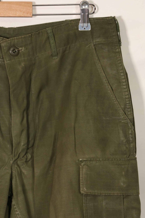 1969年契約　4th Model リップストップ　ジャングルファティーグ　パンツ　M-R　中古品