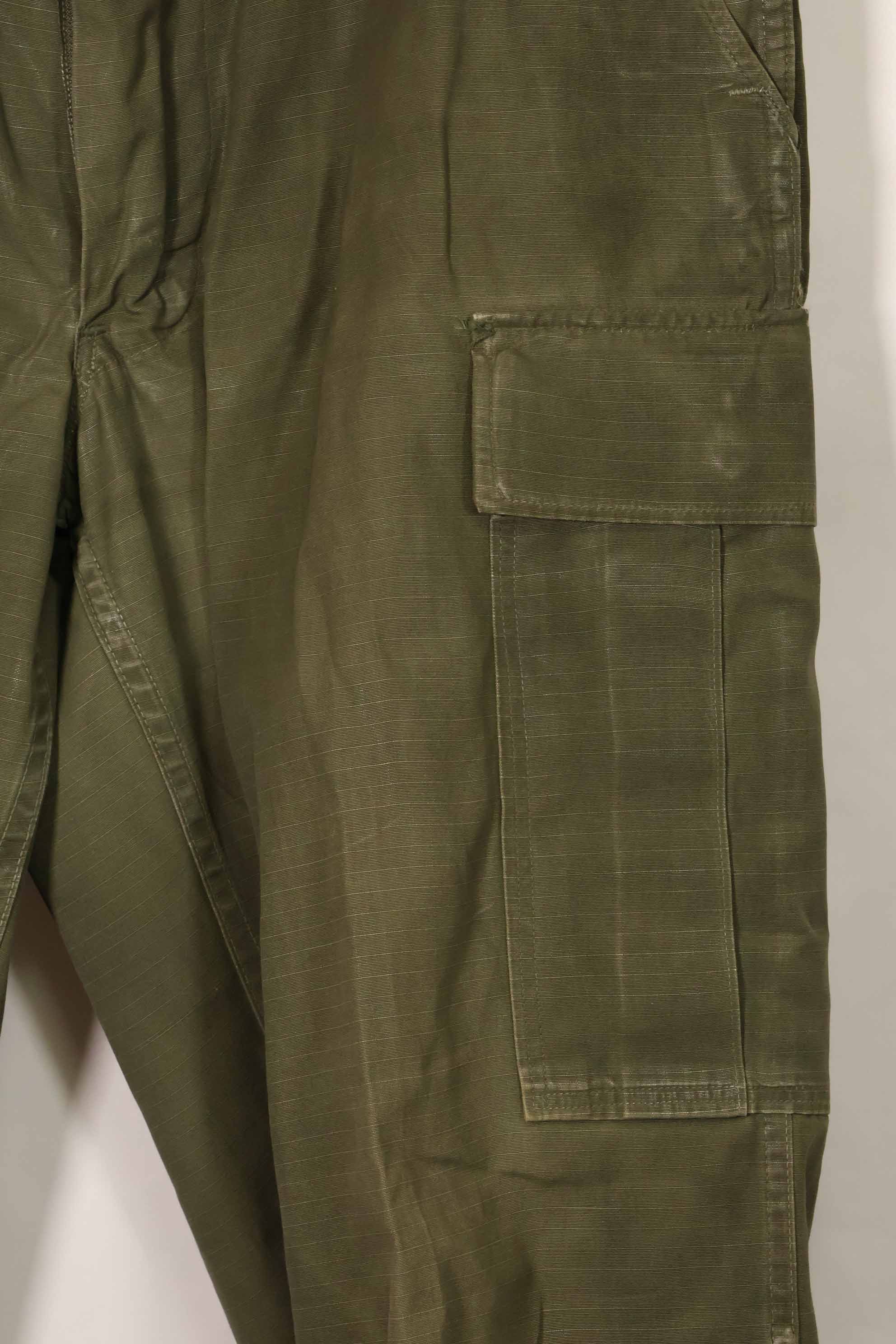 1969年契約　4th Model リップストップ　ジャングルファティーグ　パンツ　M-R　中古品