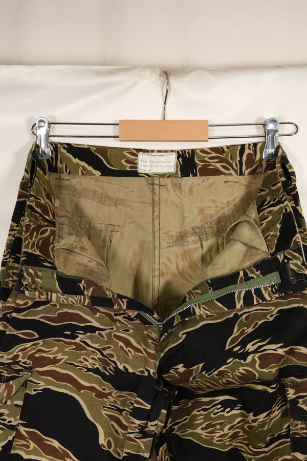 1960年代中頃　初期　ゴールドタイガーストライプ　パンツ　S-Rサイズ　USカット　状態良い