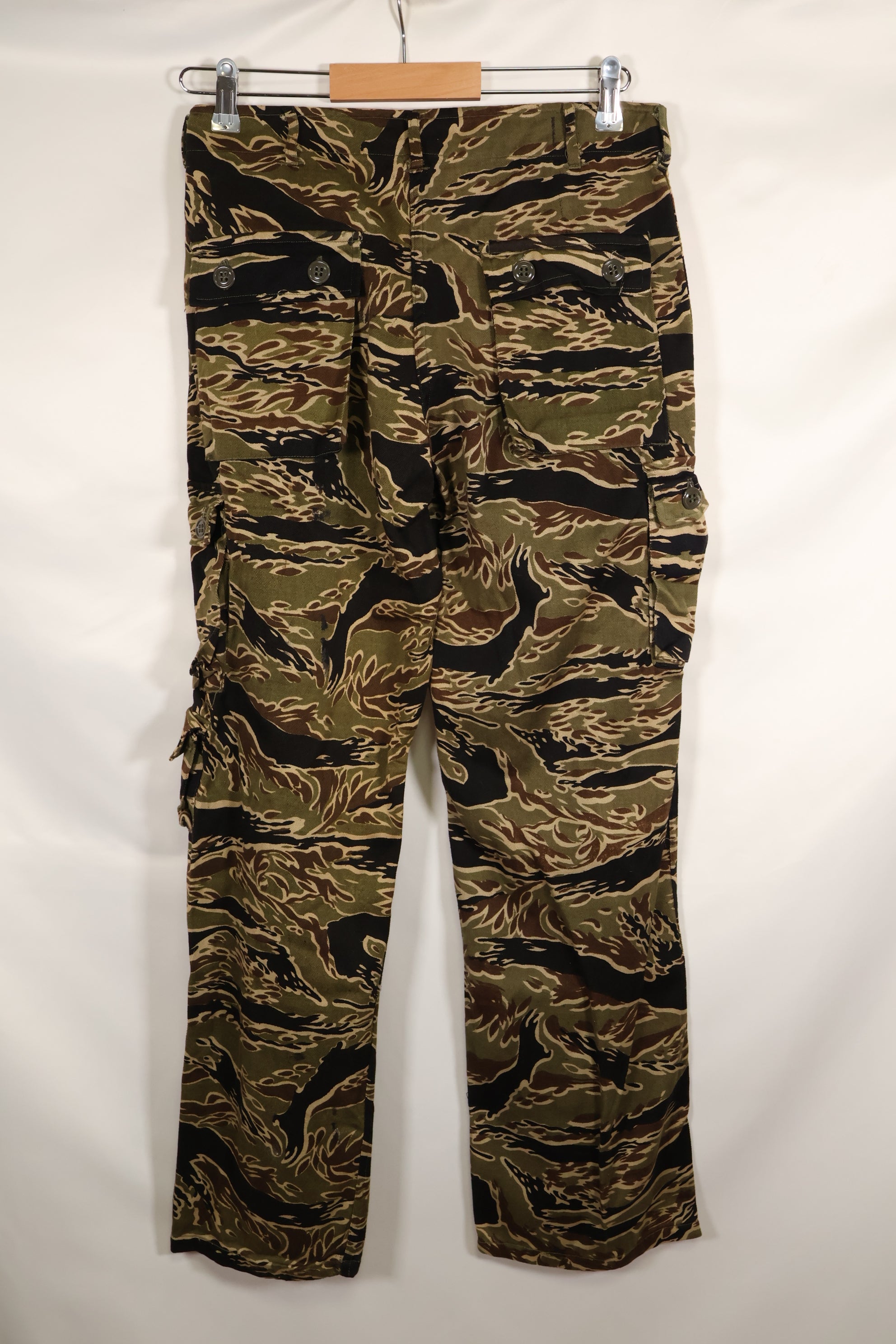 1960年代中頃　初期　ゴールドタイガーストライプ　パンツ　S-Rサイズ　USカット　状態良い