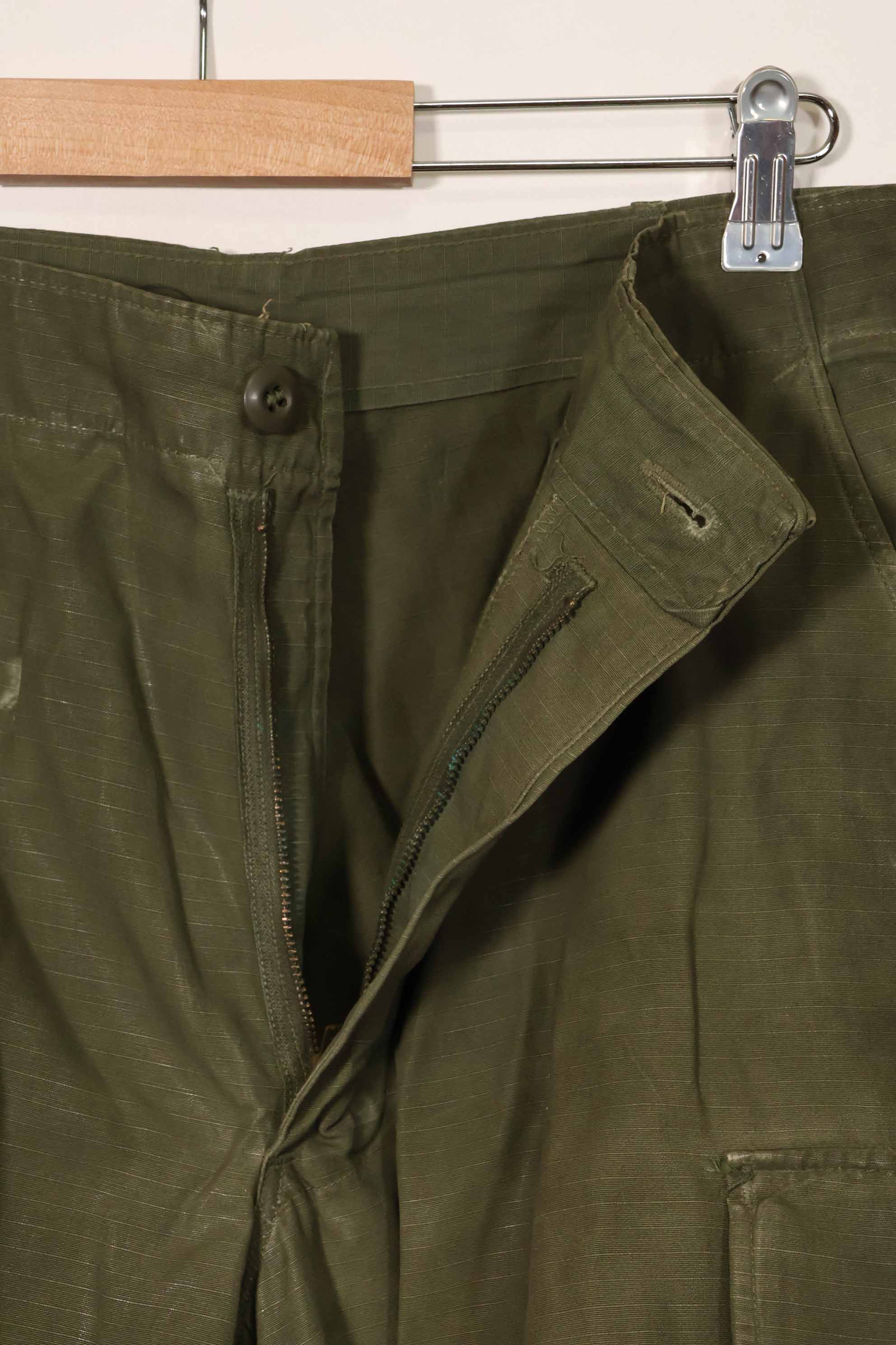 1969年契約　4th Model リップストップ　ジャングルファティーグ　パンツ　M-R　中古品