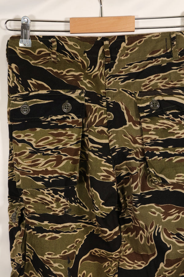 1960年代中頃　初期　ゴールドタイガーストライプ　パンツ　S-Rサイズ　USカット　状態良い