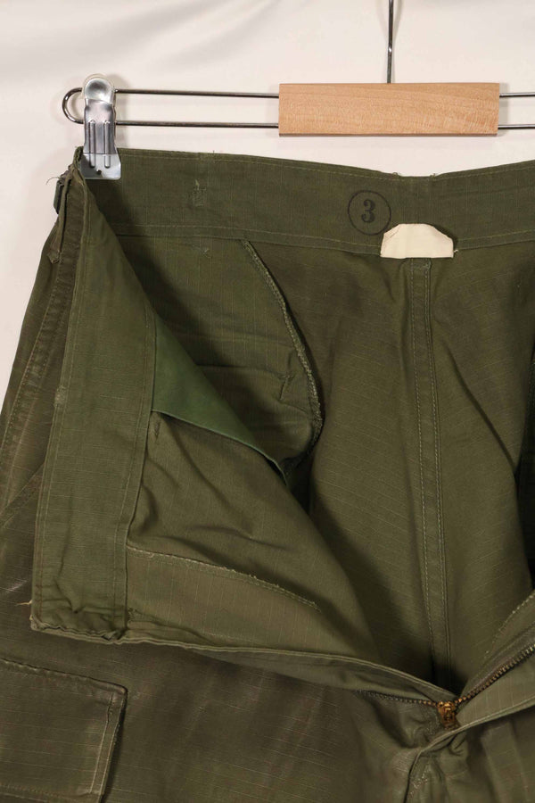 1969年契約　4th Model リップストップ　ジャングルファティーグ　パンツ　M-R　中古品
