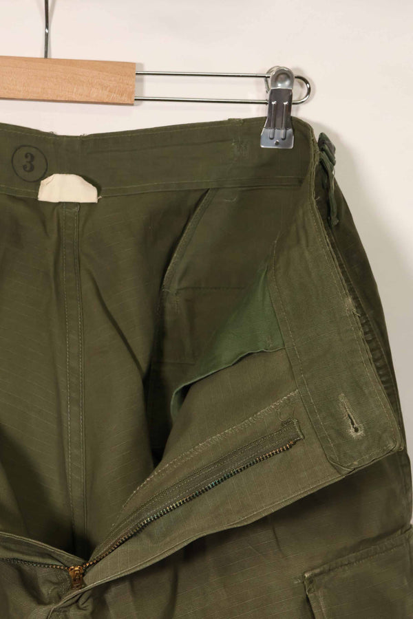 1969年契約　4th Model リップストップ　ジャングルファティーグ　パンツ　M-R　中古品