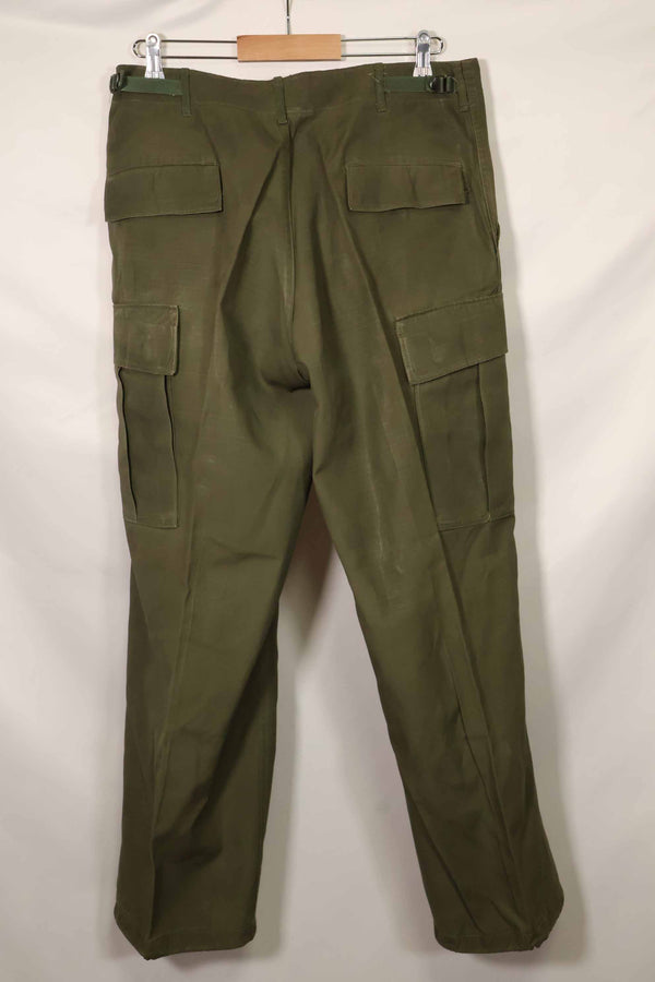 1969年契約　4th Model リップストップ　ジャングルファティーグ　パンツ　M-R　中古品