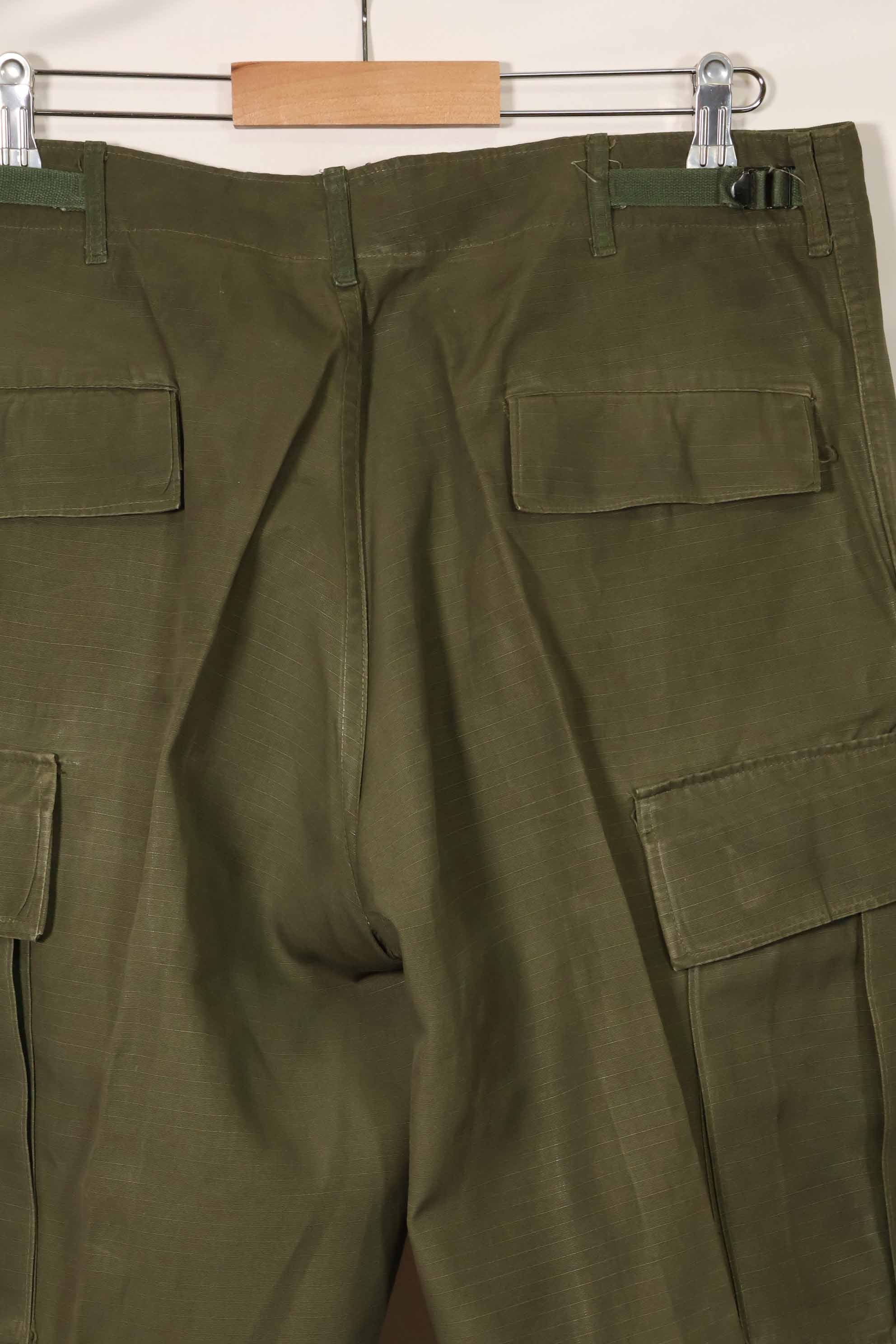 1969年契約　4th Model リップストップ　ジャングルファティーグ　パンツ　M-R　中古品