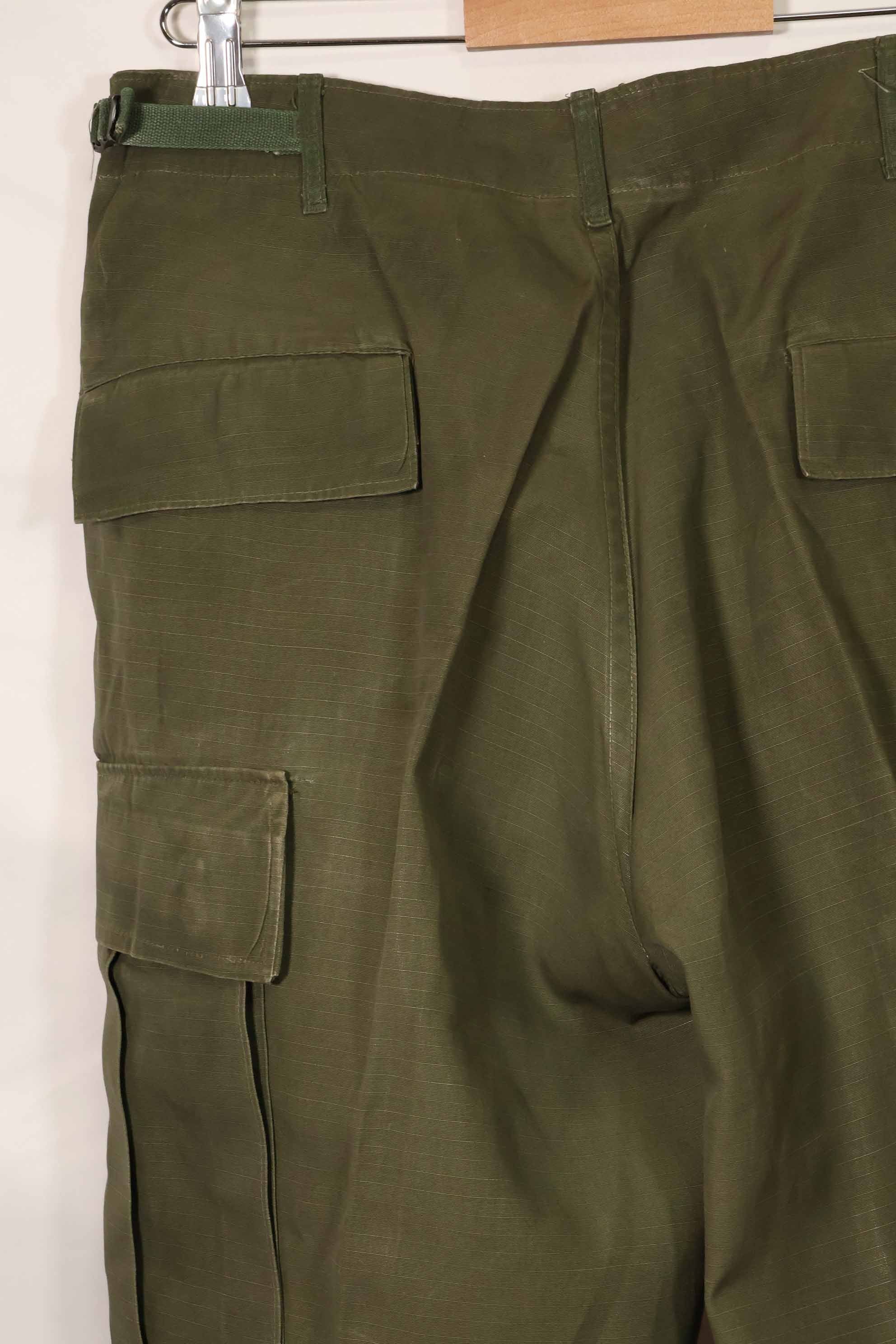 1969年契約　4th Model リップストップ　ジャングルファティーグ　パンツ　M-R　中古品
