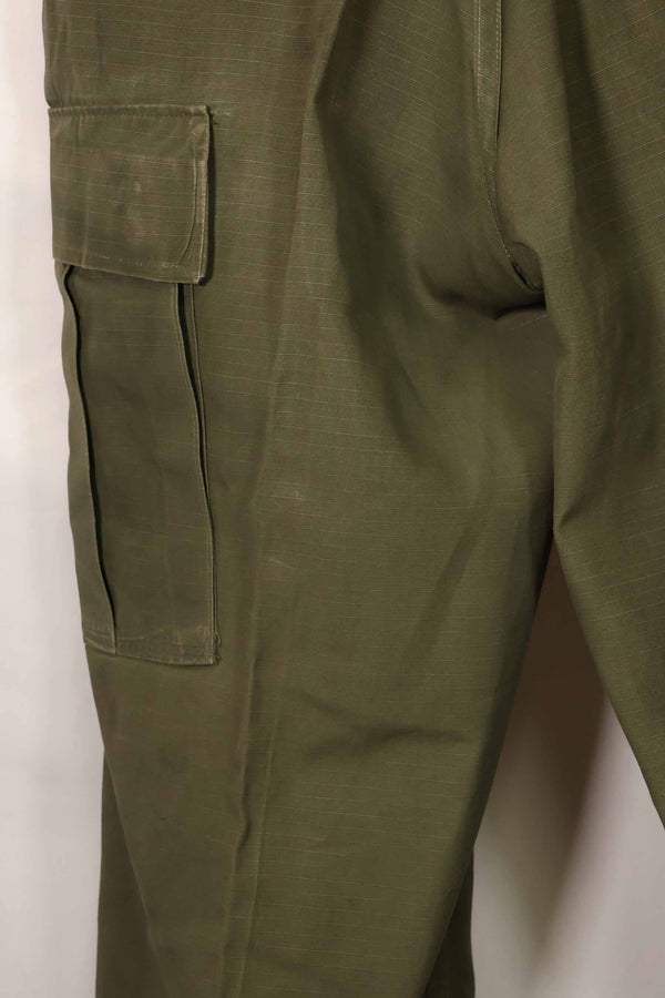 1969年契約　4th Model リップストップ　ジャングルファティーグ　パンツ　M-R　中古品