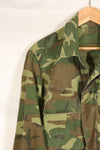 1967年頃契約　サイズタグ欠損　初期プリント　USMC ノンリップ ERDL ジャングルファティーグ　ジャケット　中古品