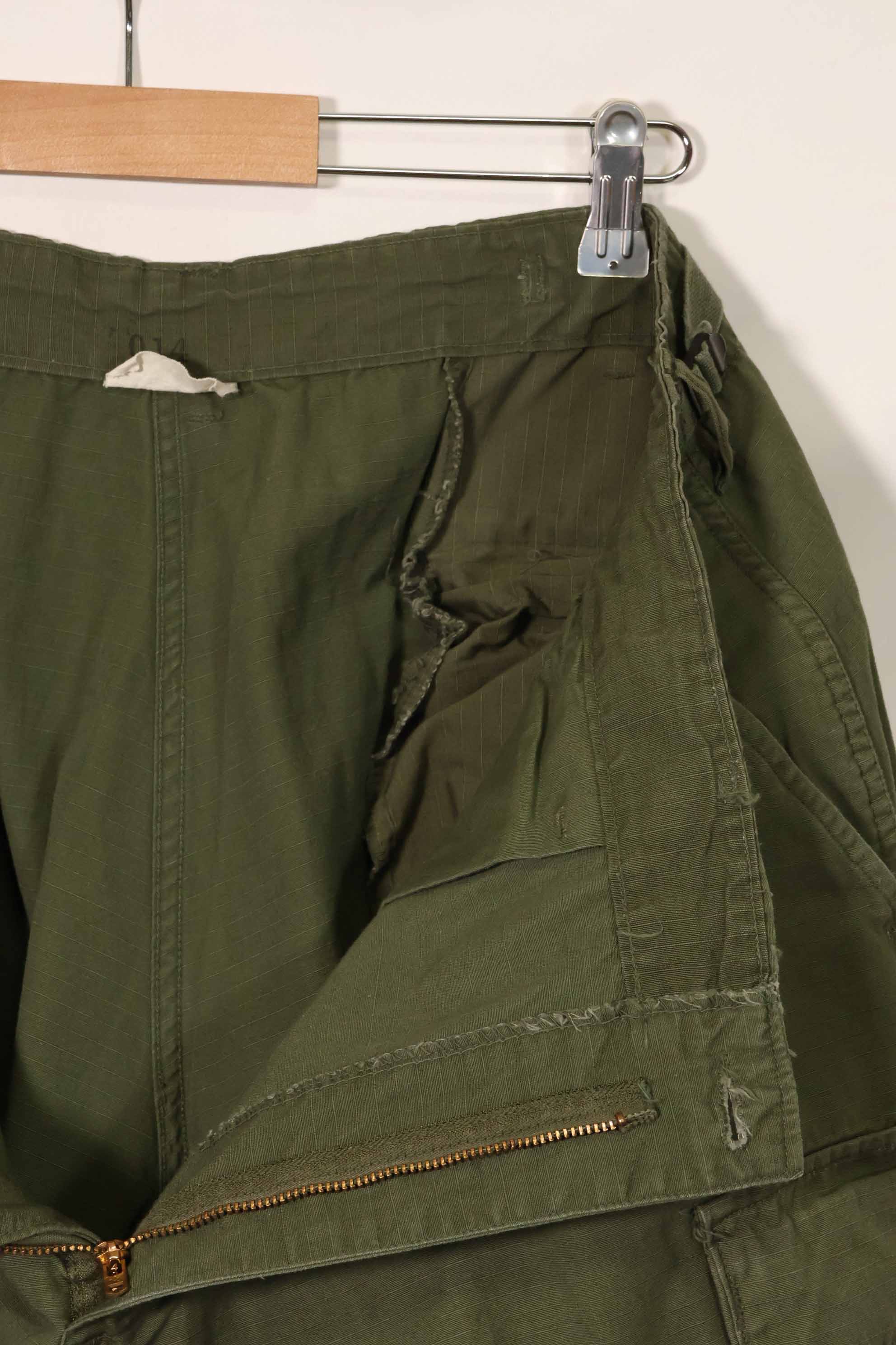 契約年不明　4th Model リップストップ　ジャングルファティーグ　パンツ　L-R　中古品