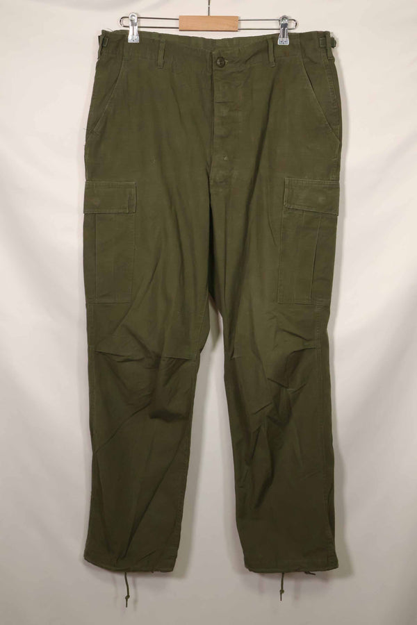1967年契約　4th Model リップストップ　ジャングルファティーグ　パンツ　L-L　中古品