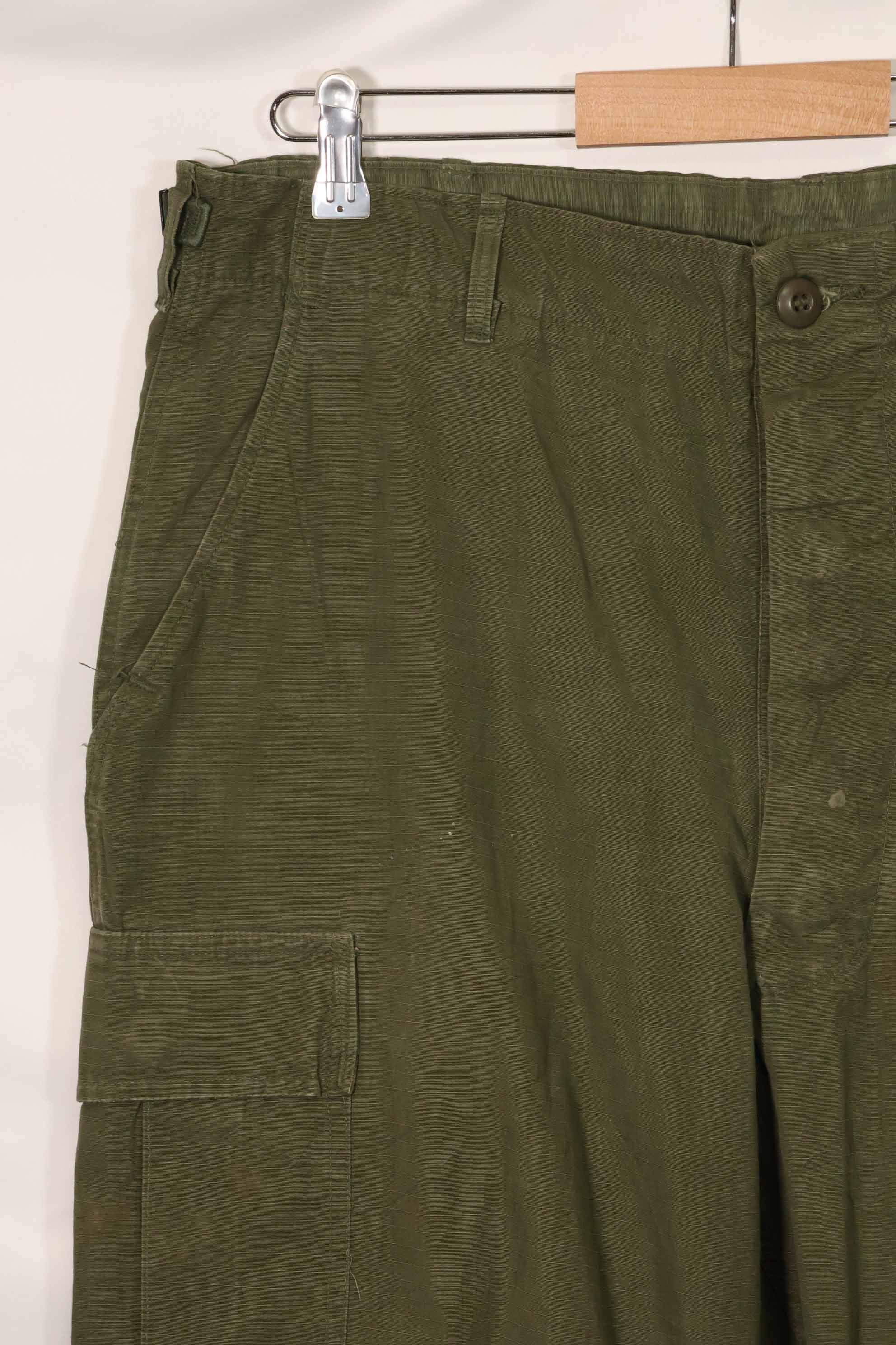 1967年契約　4th Model リップストップ　ジャングルファティーグ　パンツ　L-L　中古品