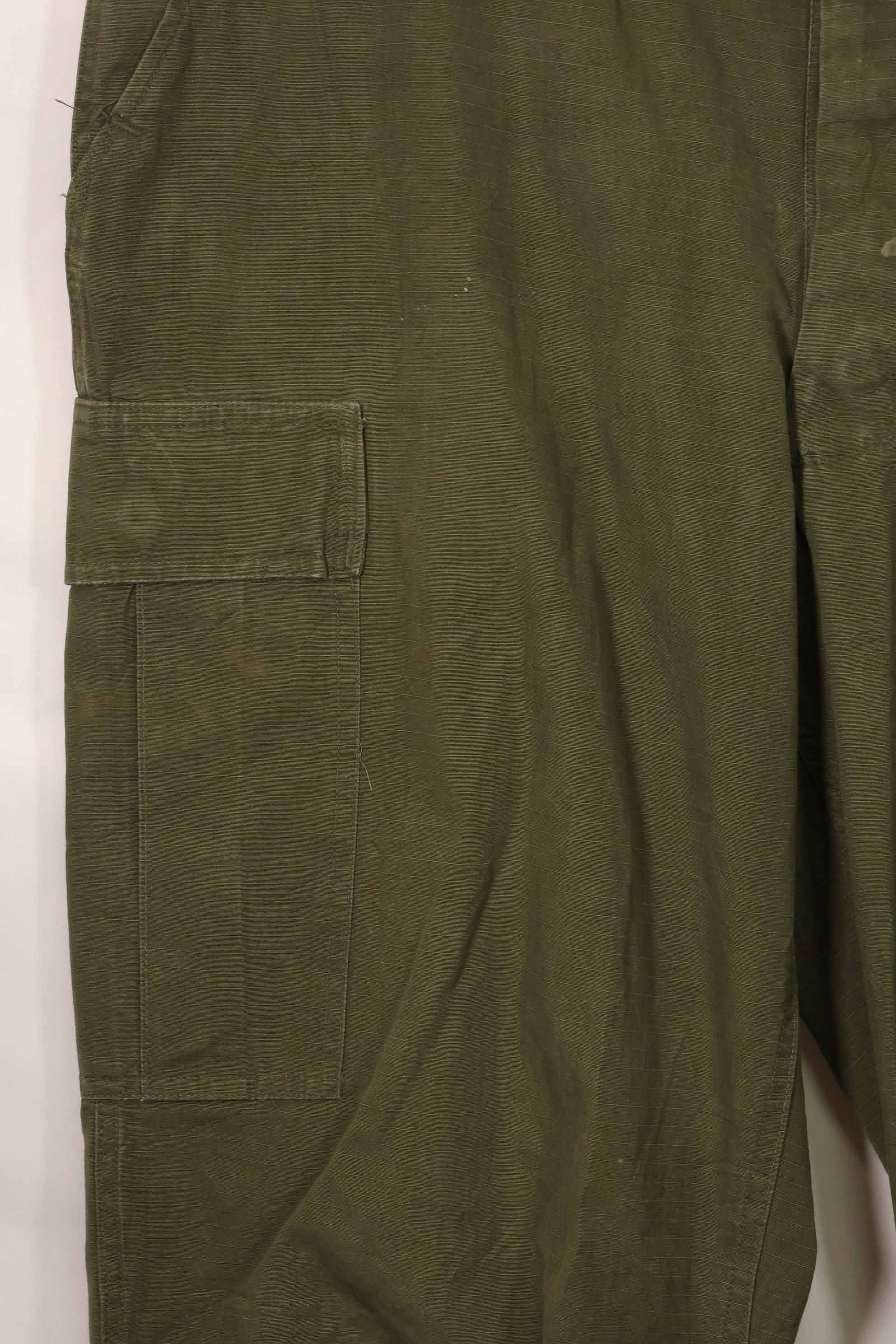 1967年契約　4th Model リップストップ　ジャングルファティーグ　パンツ　L-L　中古品