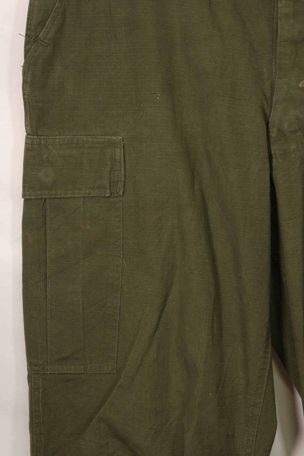 1967年契約　4th Model リップストップ　ジャングルファティーグ　パンツ　L-L　中古品