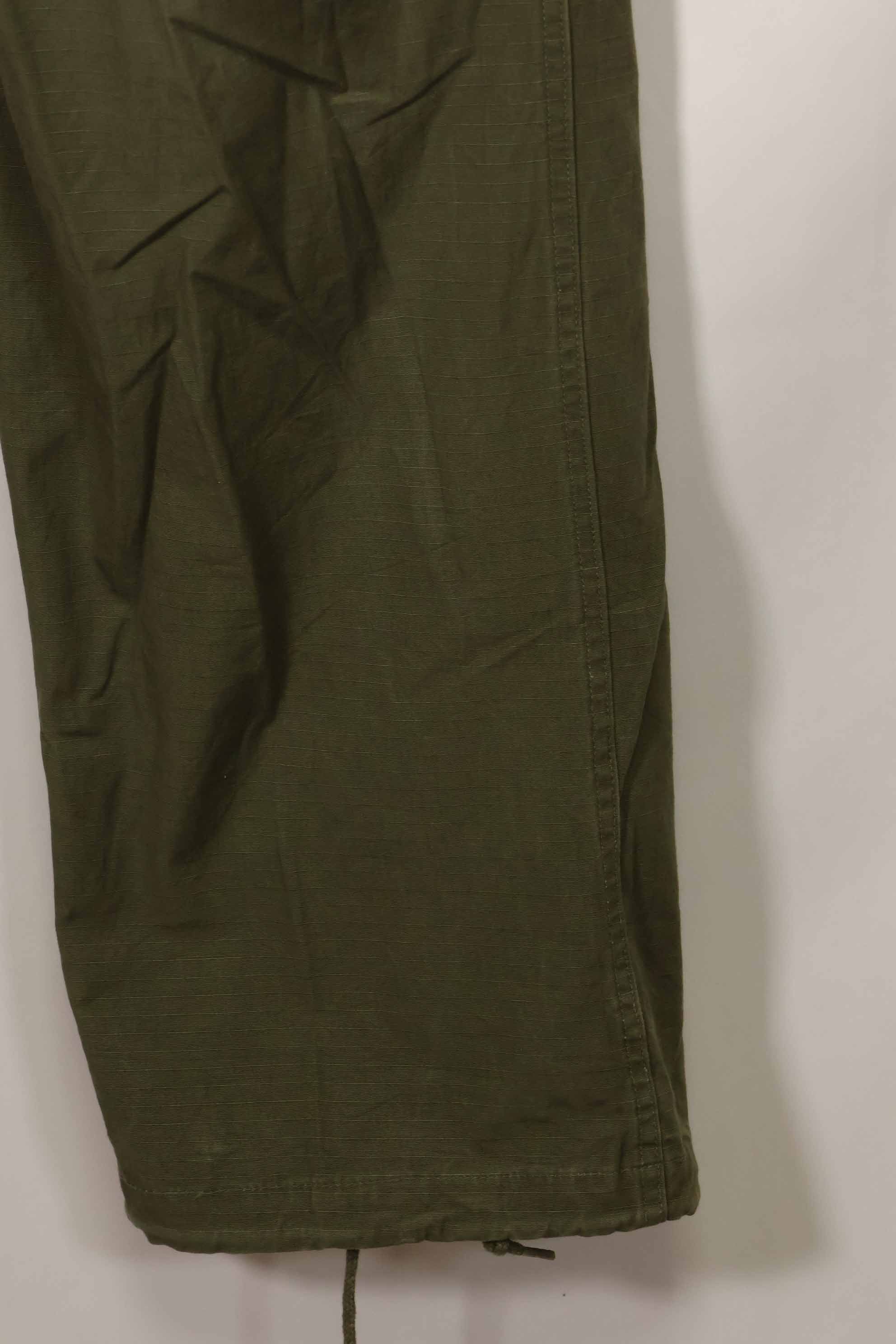 1967年契約　4th Model リップストップ　ジャングルファティーグ　パンツ　L-L　中古品
